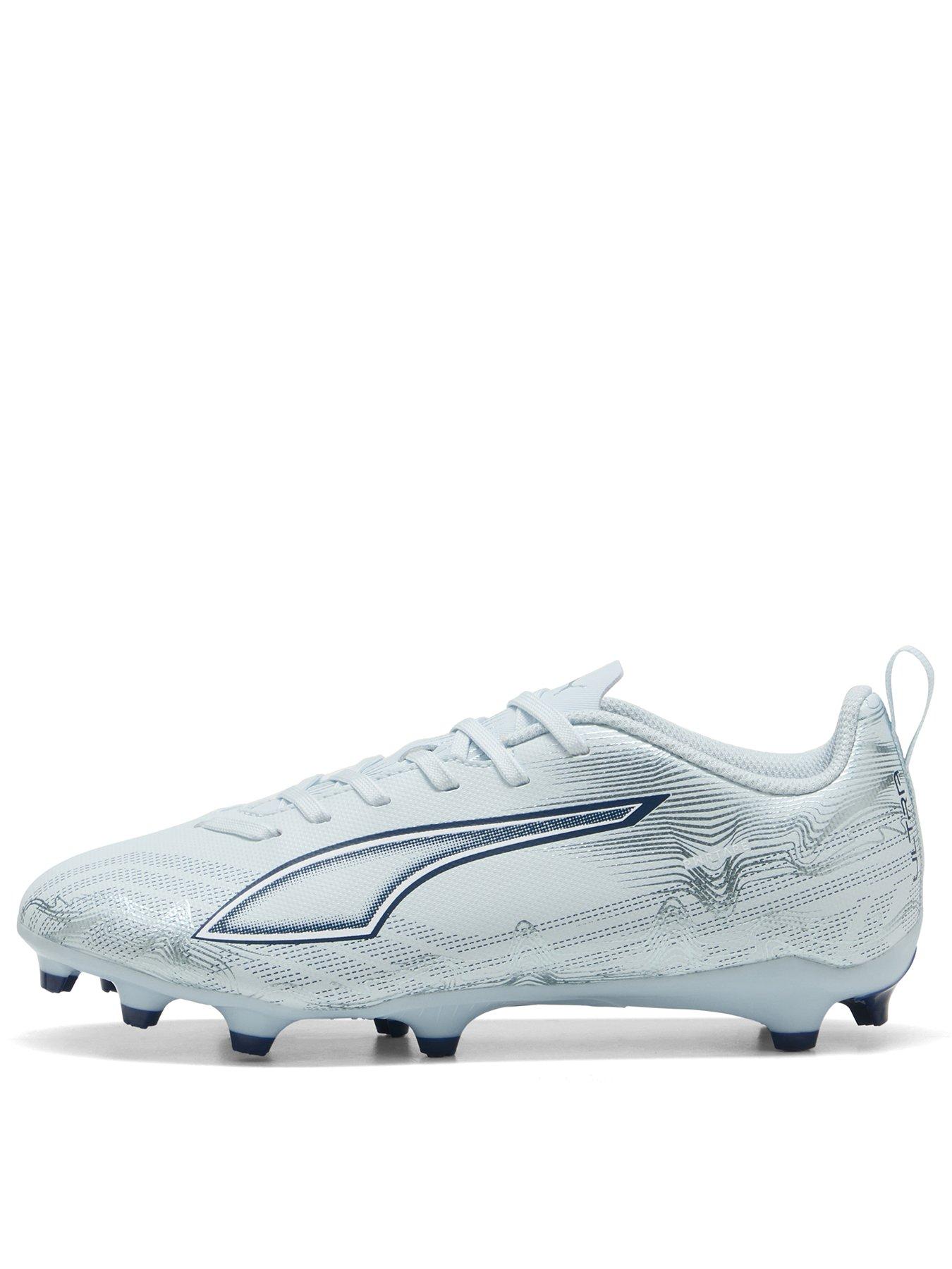 Puma Junior Ultra 6 Play Firm Ground Football Boots - Blue