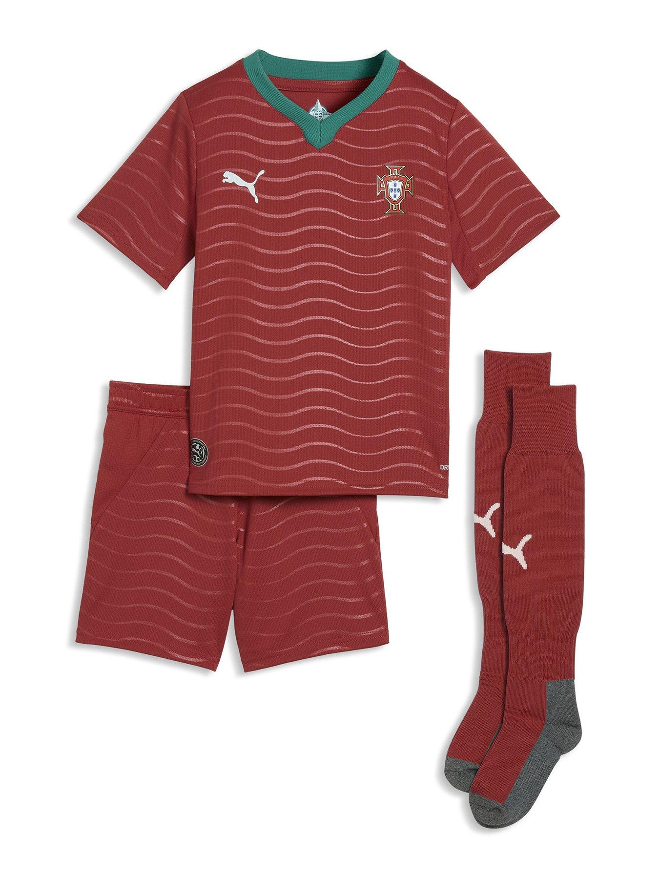  image of puma-junior-portugal-home-replica-mini-kit-red