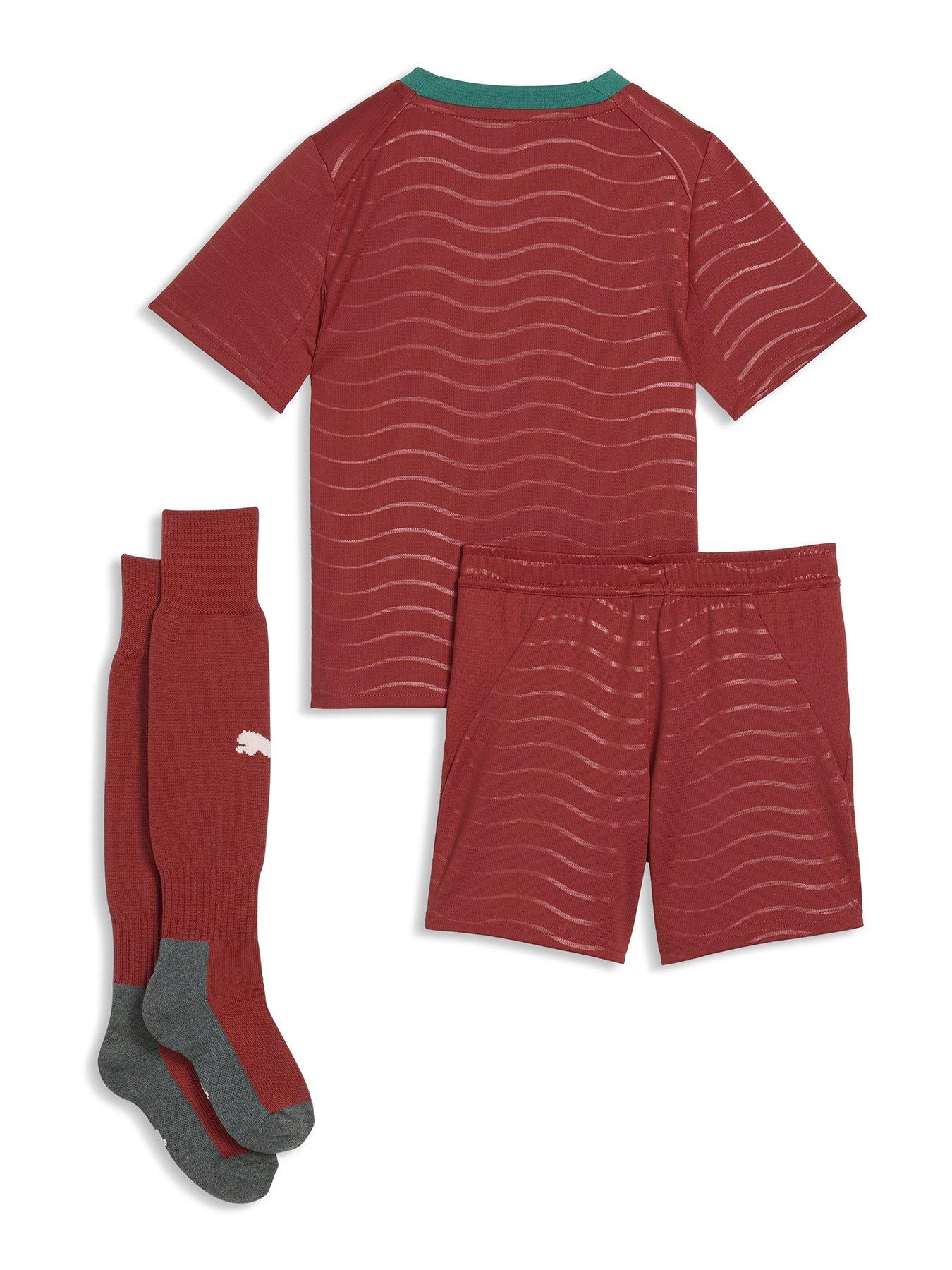  image of puma-junior-portugal-home-replica-mini-kit-red