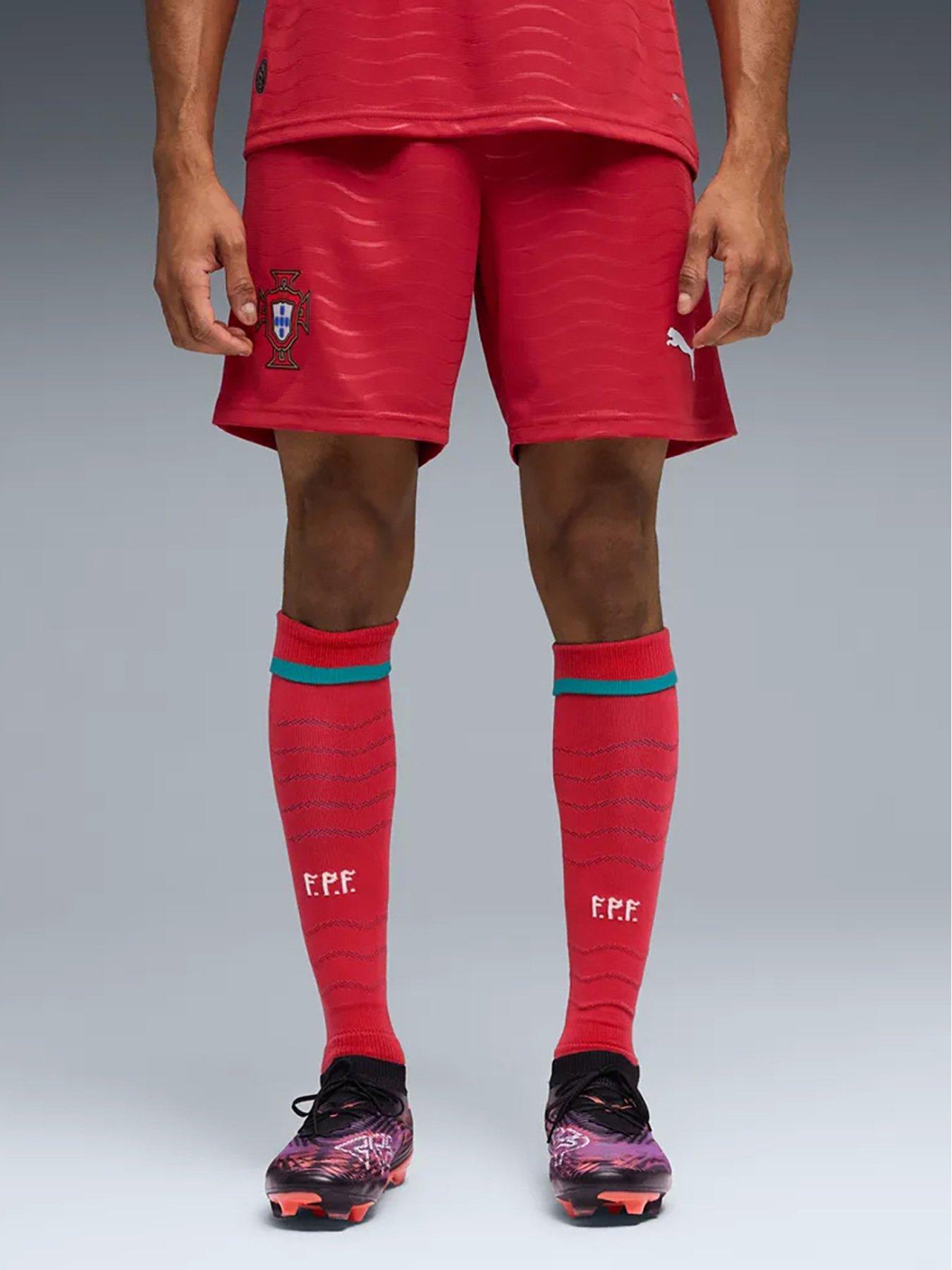 Puma Mens Portugal Home Replica Football Shorts - Red