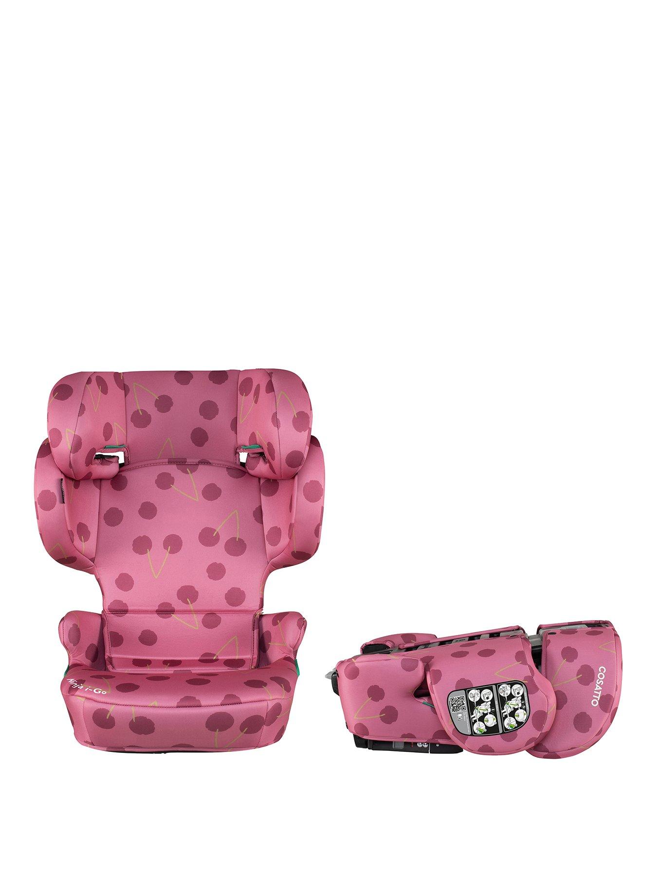 Cosatto Ninja i-Go R129 Folding Travel Car Seat â Cherry Pie