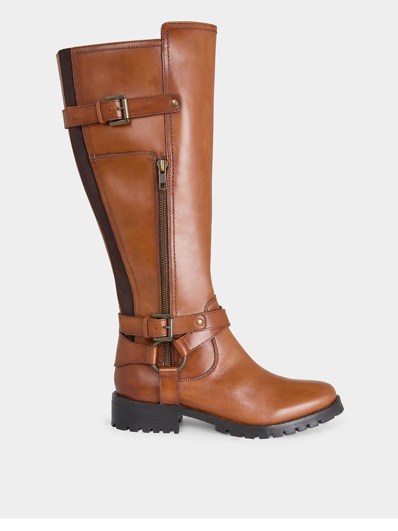Image 1 of 6 of Joe Browns Victoria Leather Boots - Tan