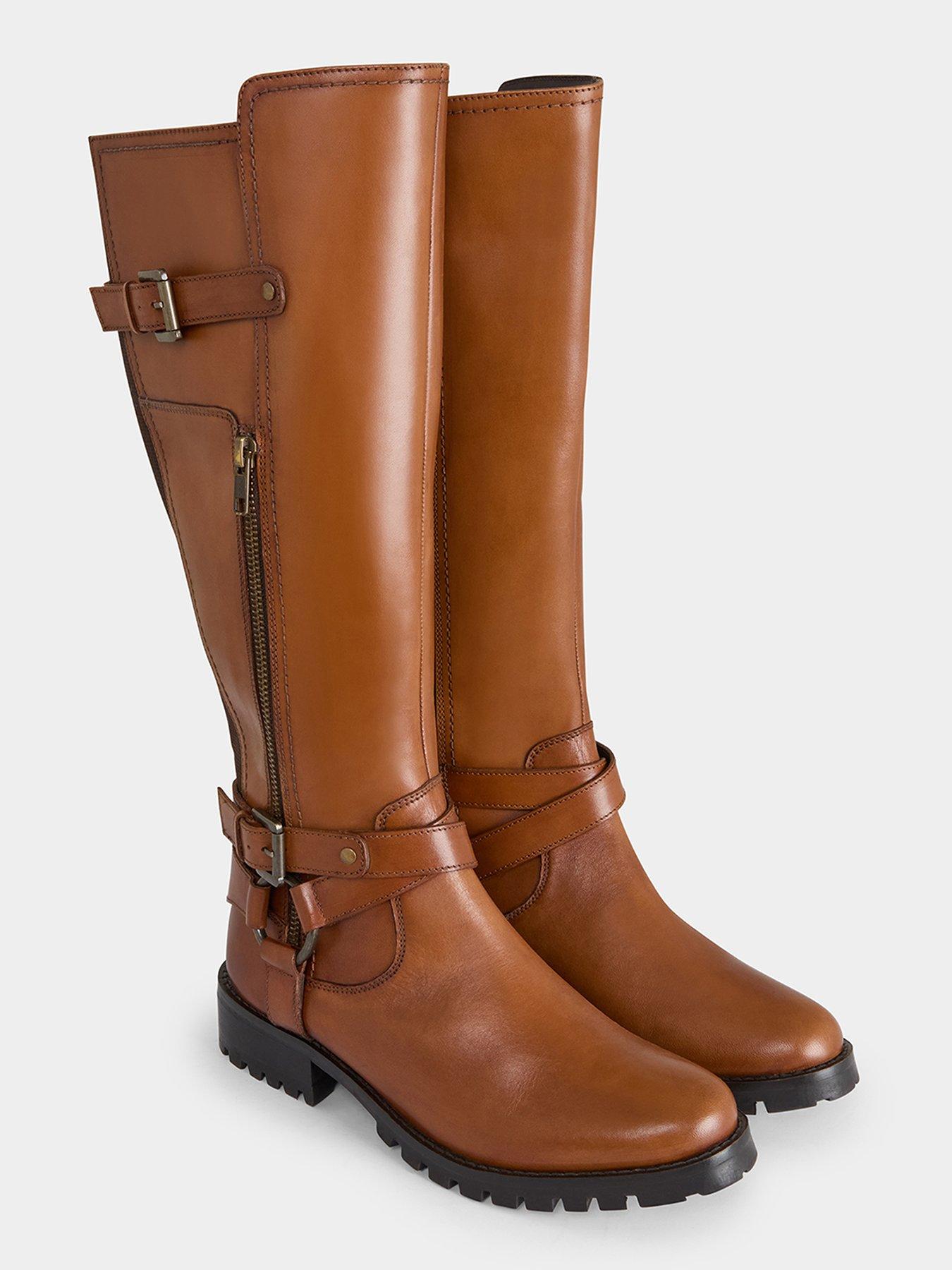 Image 4 of 6 of Joe Browns Victoria Leather Boots - Tan