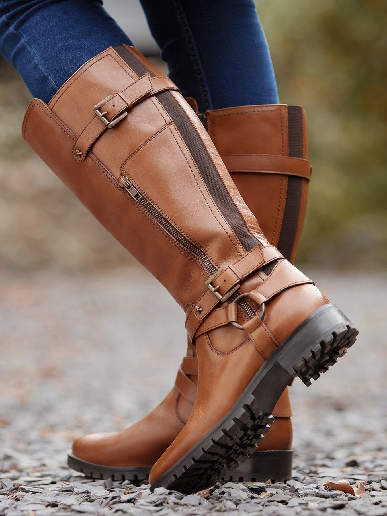 Image 6 of 6 of Joe Browns Victoria Leather Boots - Tan