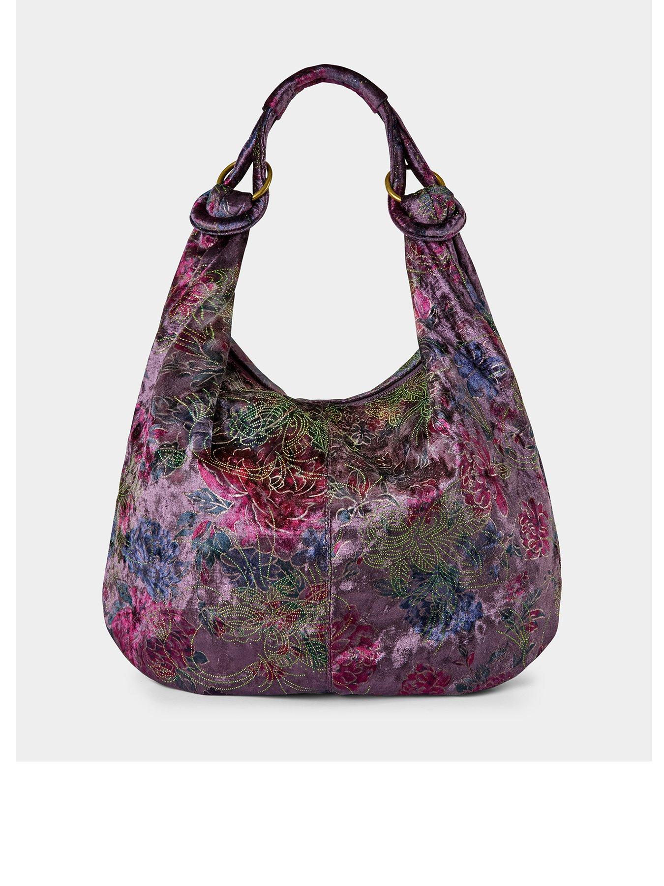 Joe Browns Ravishing Velvet Boho Bag - Multi