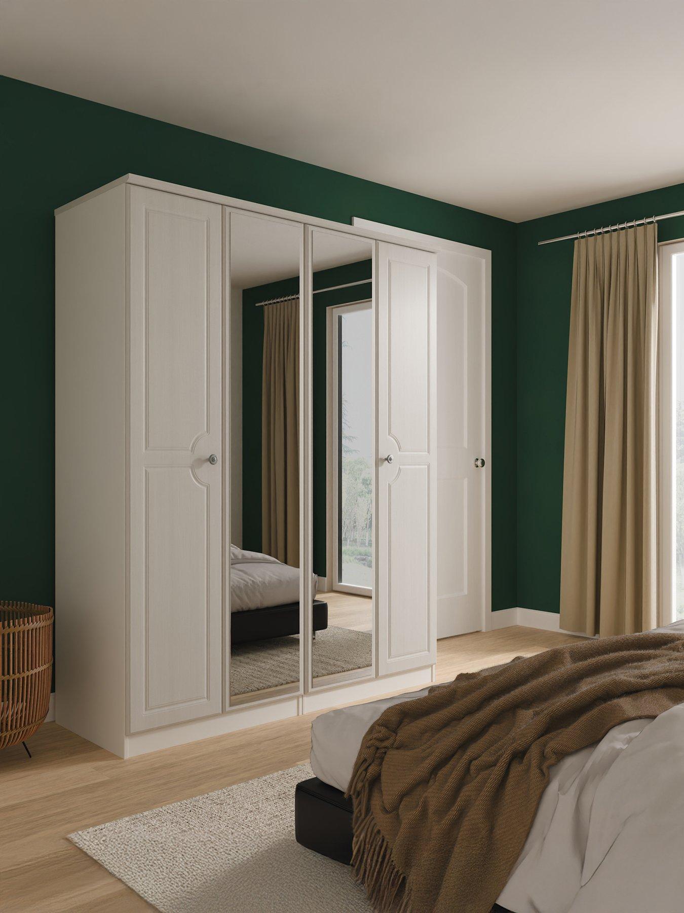 swift-cambridge-4-door-double-mirror-wardrobe-ready-assembled