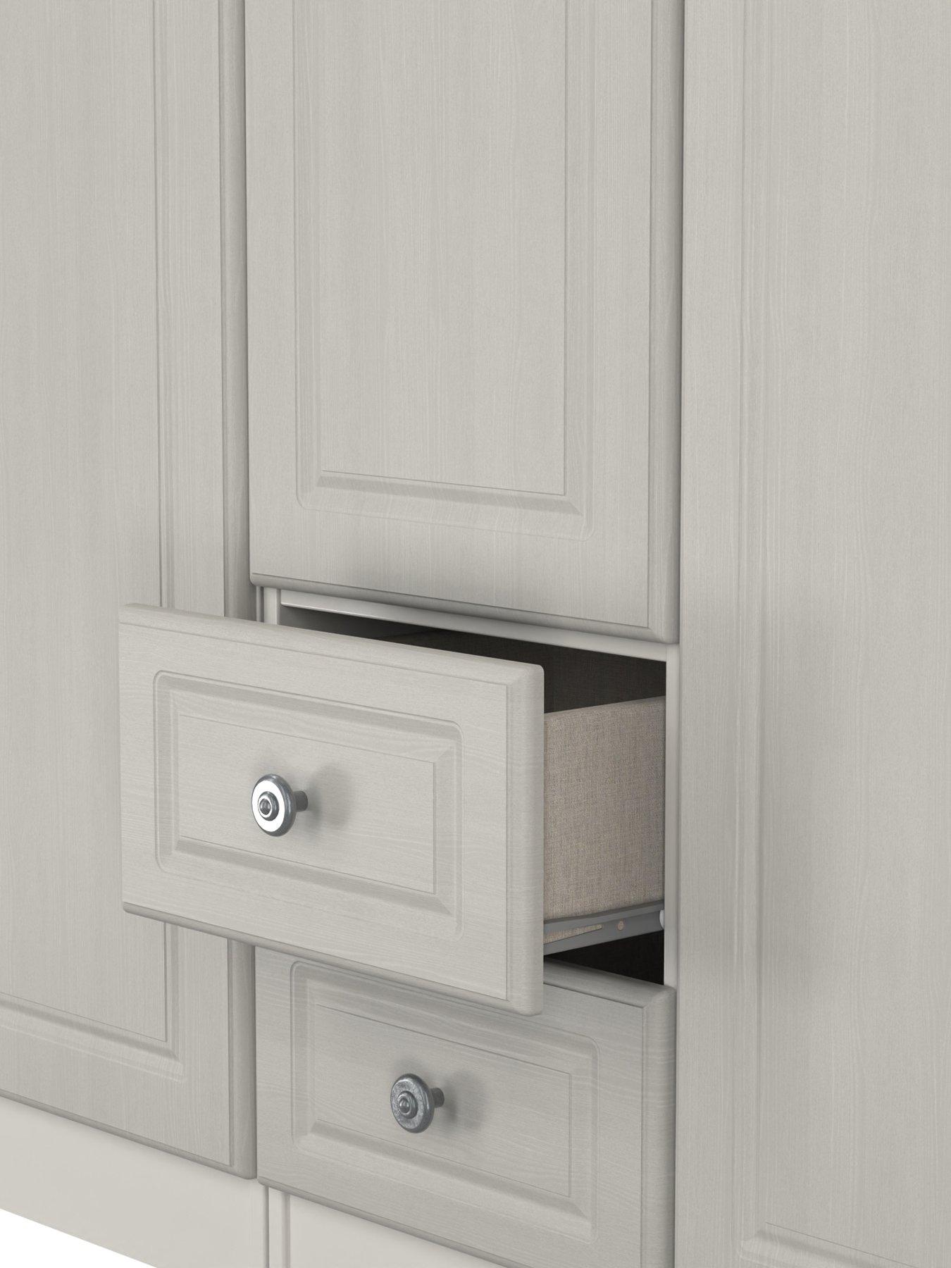 Image 6 of 7 of SWIFT Cambridge 5 Door 2 Drawer Mirror Wardrobe - Ready Assembled