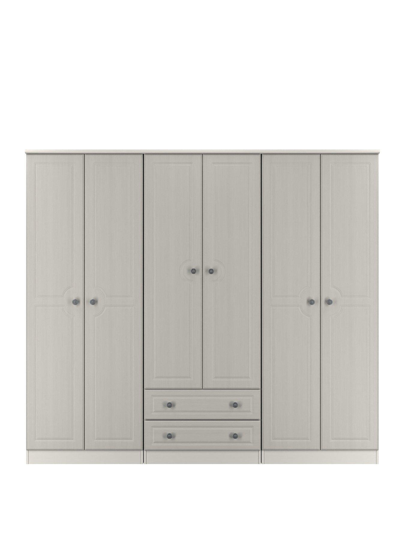 Image 2 of 7 of SWIFT Cambridge 6 Door 2 Drawer Wardrobe - Ready Assembled