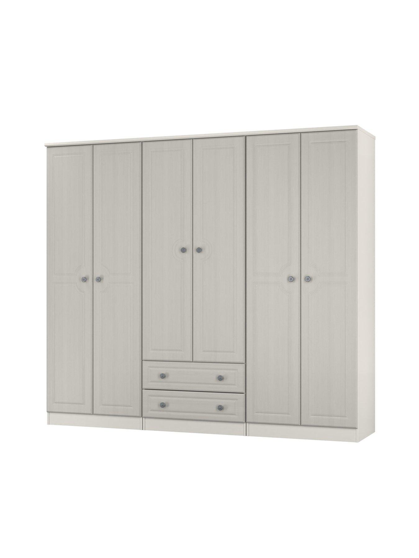 Image 3 of 7 of SWIFT Cambridge 6 Door 2 Drawer Wardrobe - Ready Assembled