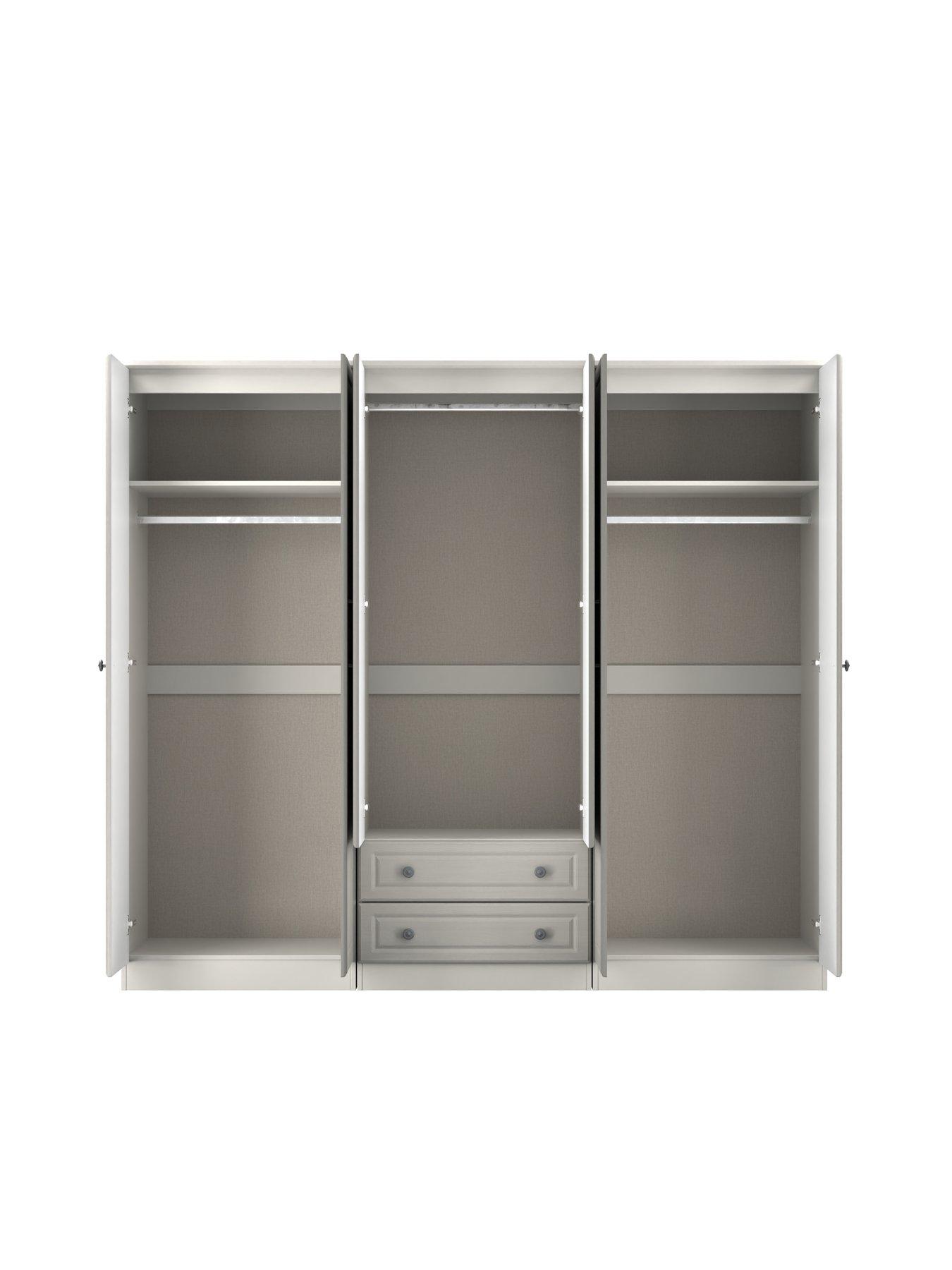 Image 7 of 7 of SWIFT Cambridge 6 Door 2 Drawer Wardrobe - Ready Assembled