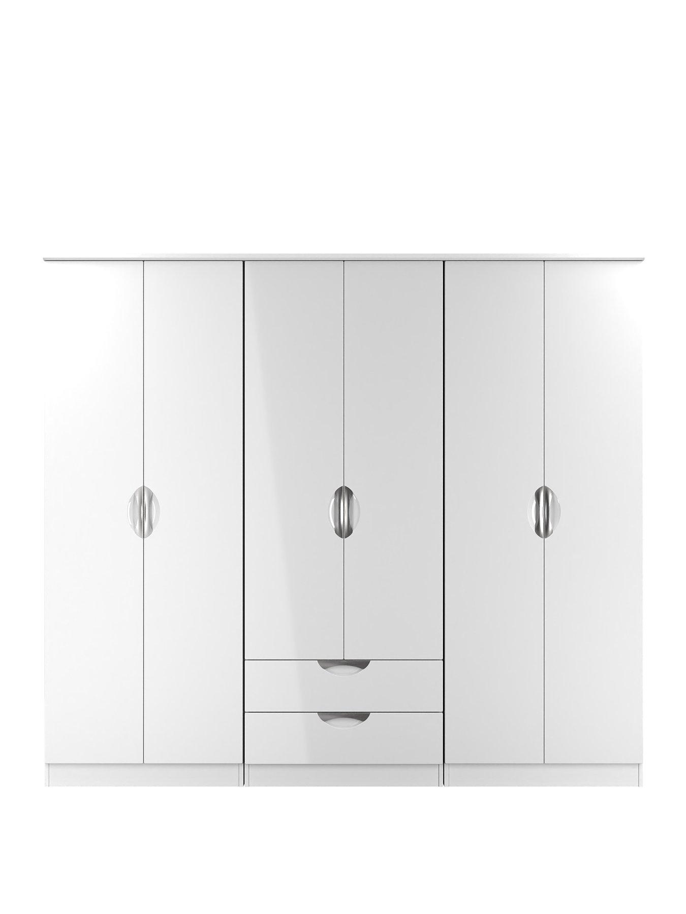 Image 2 of 7 of SWIFT Alva 6 Door 2 Drawer Wardrobe