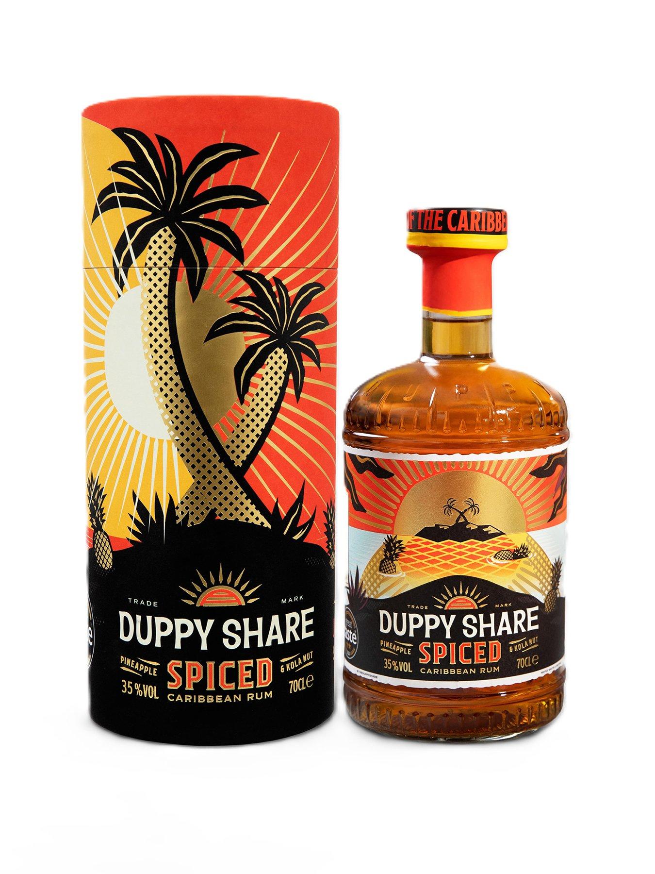 Image 1 of 1 of Duppy Share Spiced Rum 70cl Gift Tube