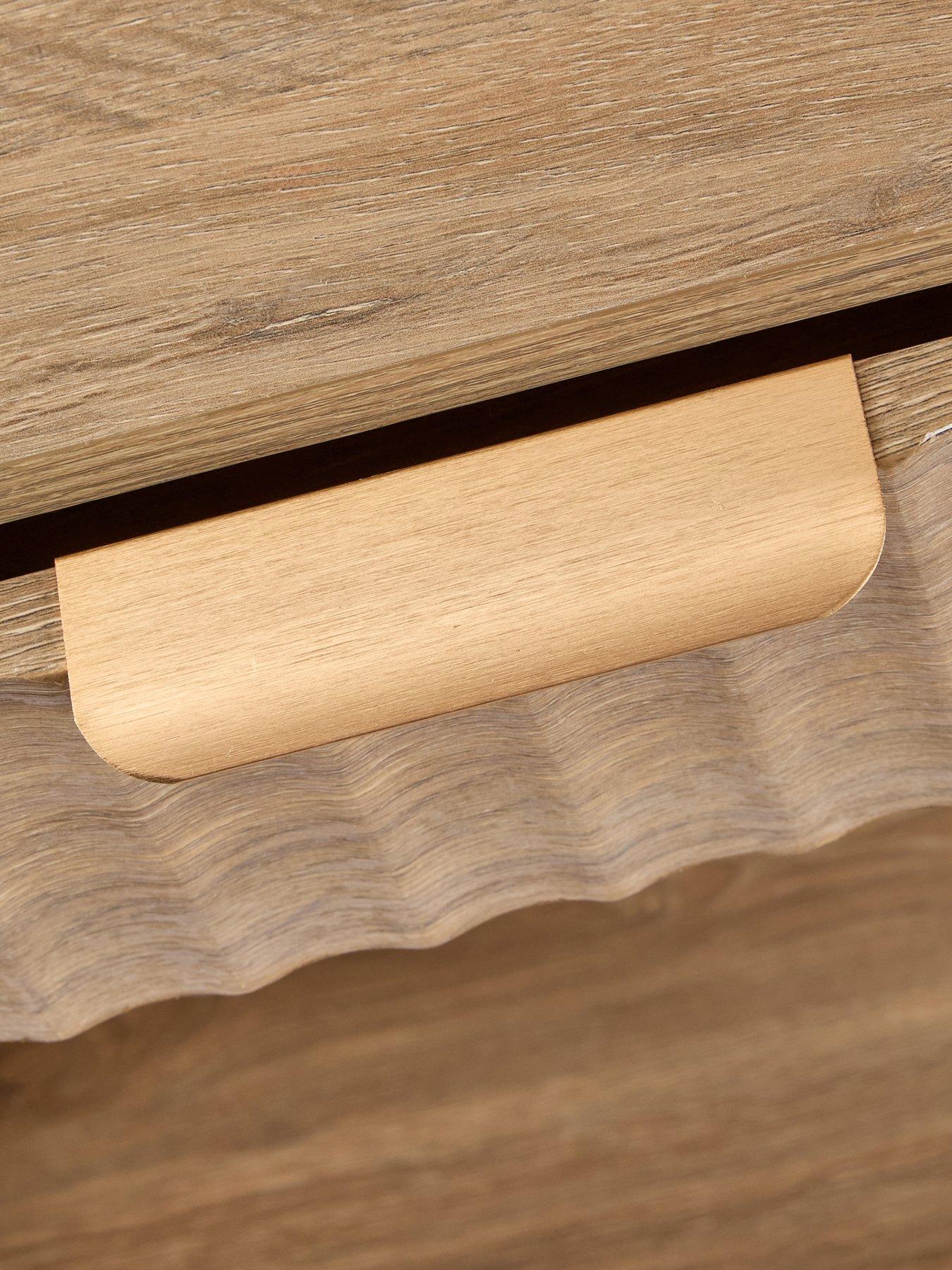Image 6 of 7 of Michelle Keegan Home Sculpt Console Table - Oak