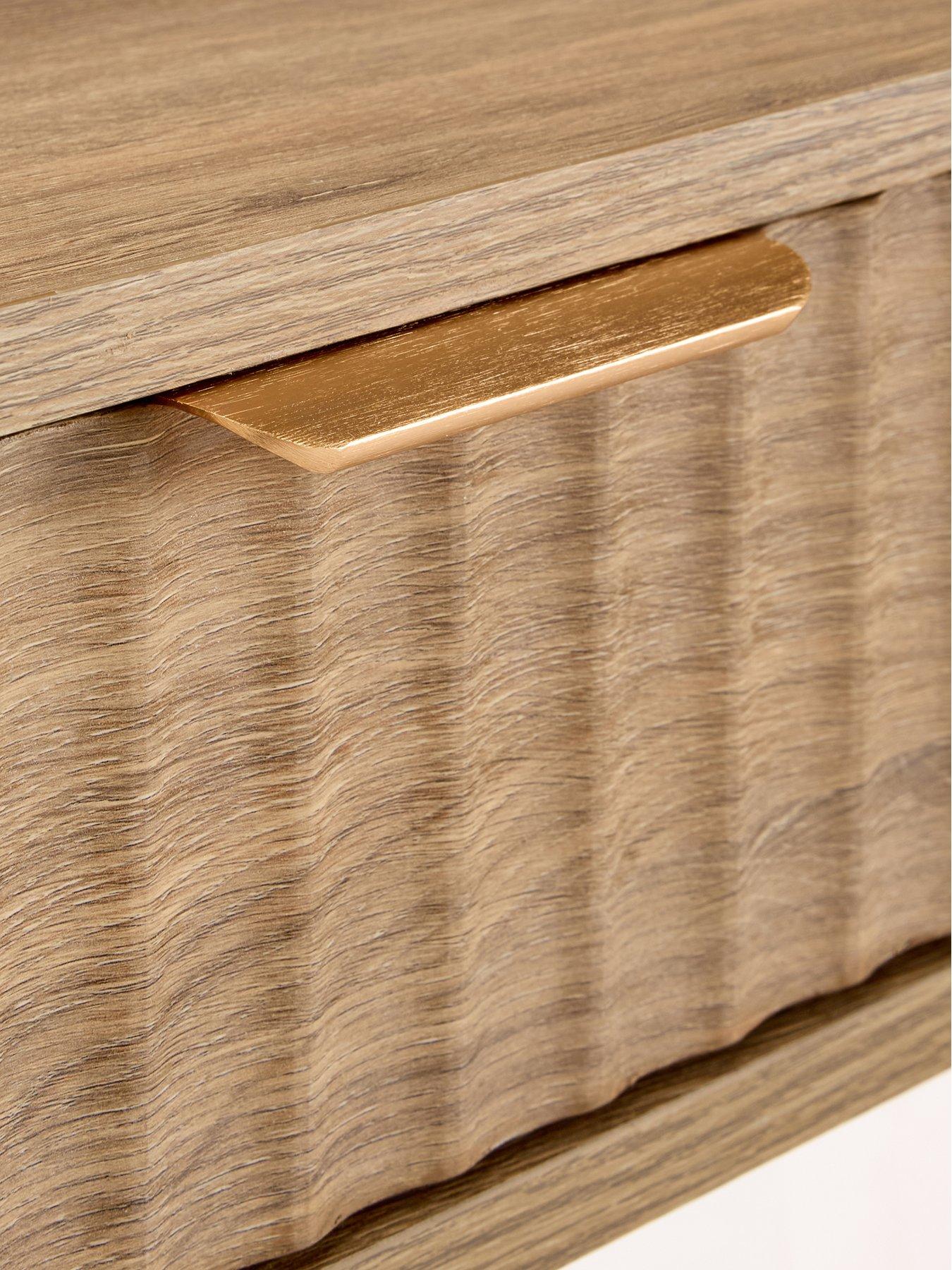 Image 7 of 7 of Michelle Keegan Home Sculpt Console Table - Oak