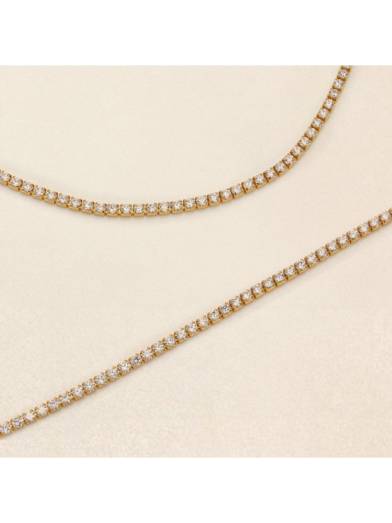  image of say-it-with-tennis-bracelet-yellow-gold