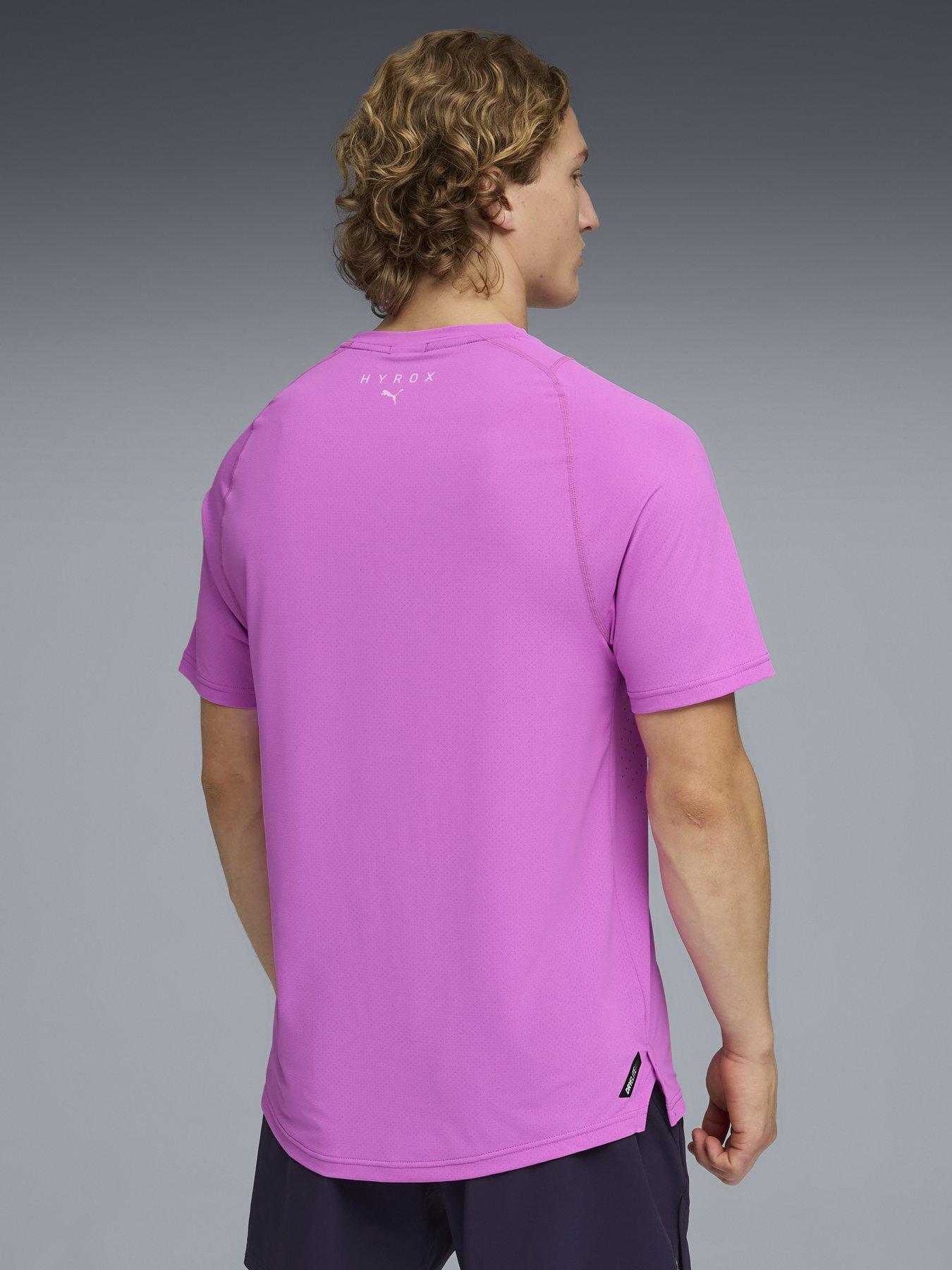 Image 2 of 6 of Puma Mens Training X Hyrox Dryelite Training T-Shirt - Electric Orchid