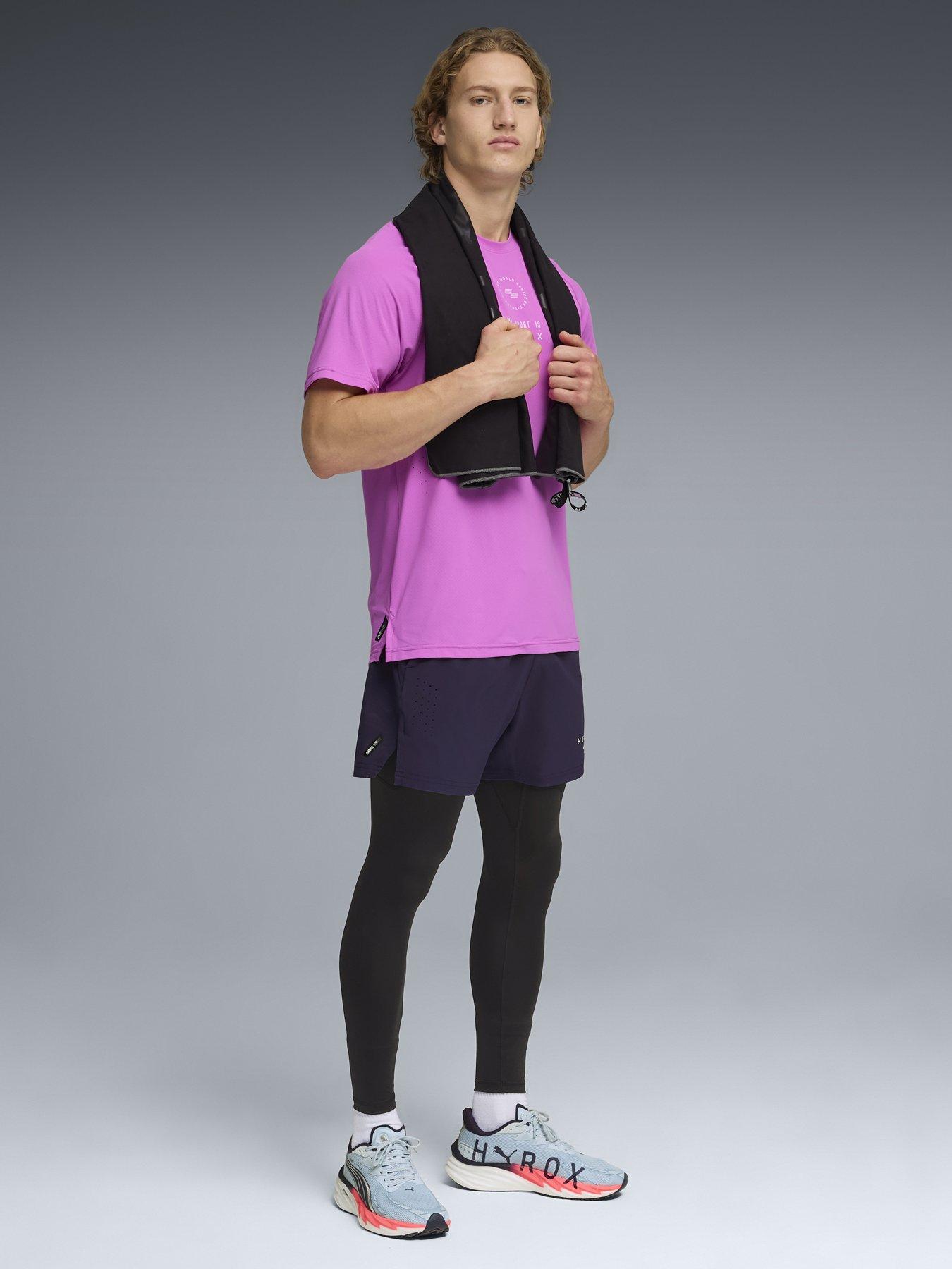 Image 3 of 6 of Puma Mens Training X Hyrox Dryelite Training T-Shirt - Electric Orchid