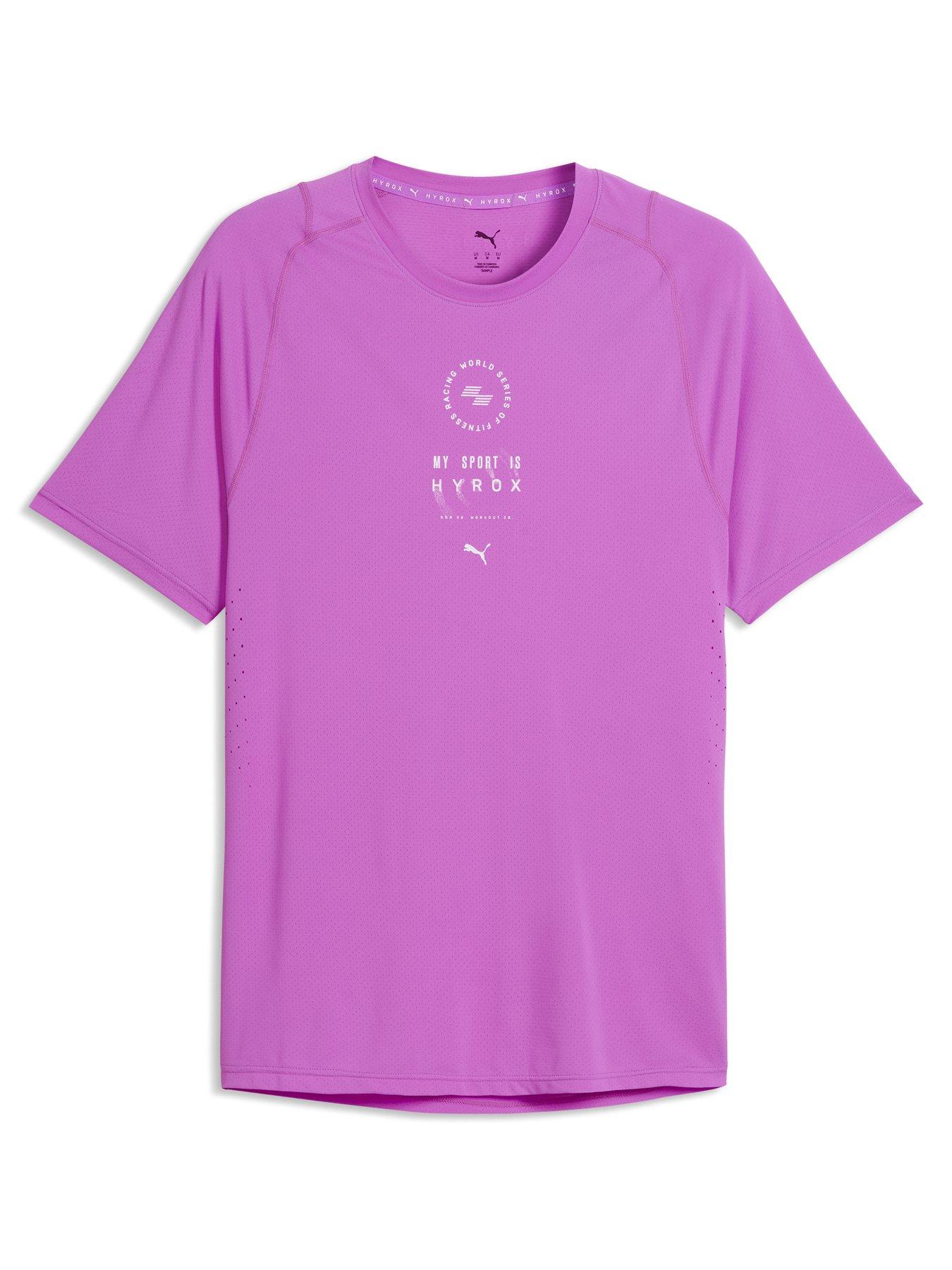 Image 5 of 6 of Puma Mens Training X Hyrox Dryelite Training T-Shirt - Electric Orchid