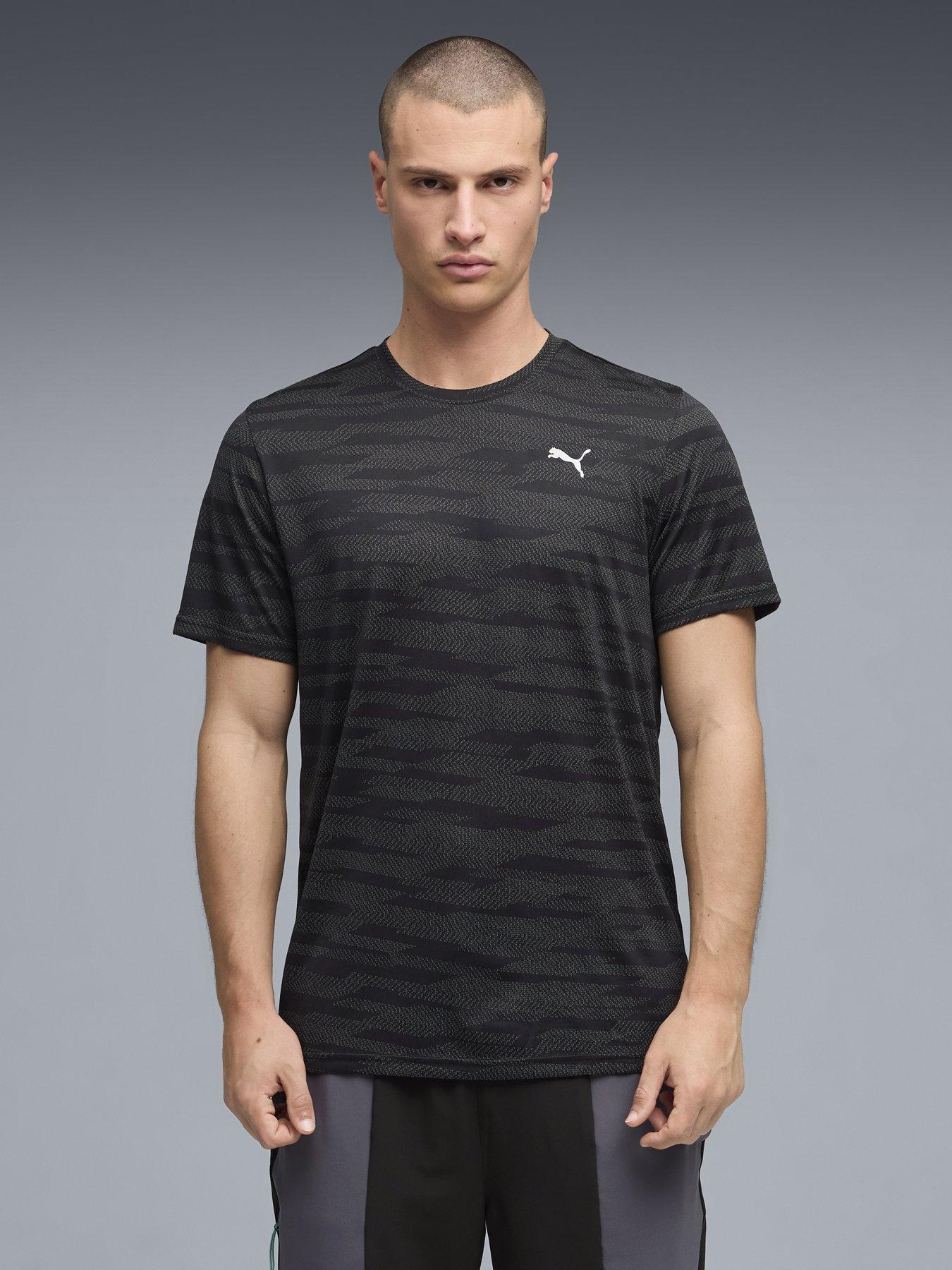 Puma Mens Training PWR Jacquard T-Shirt - Black