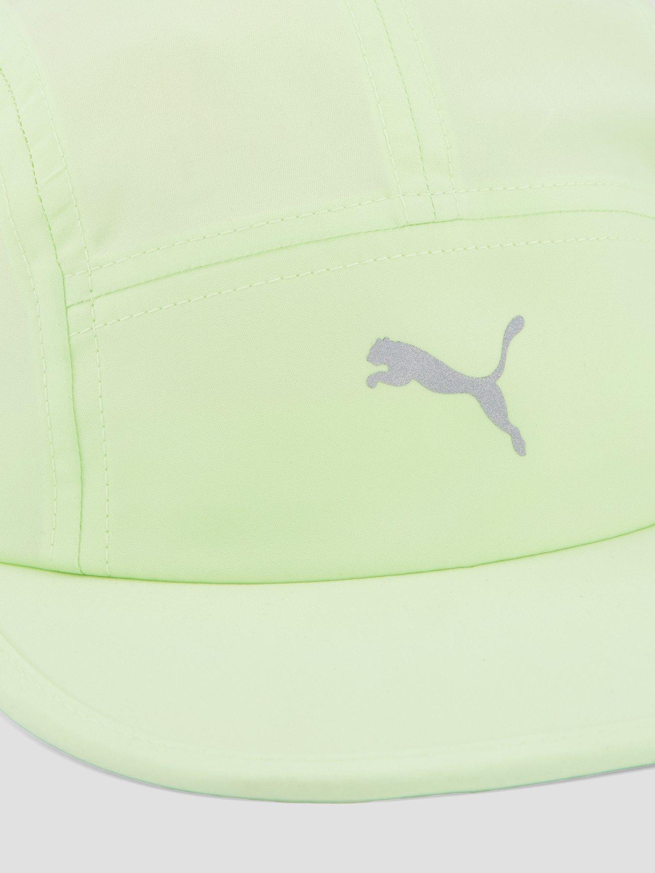  image of puma-mens-running-essentials-5-panel-cap-yellow