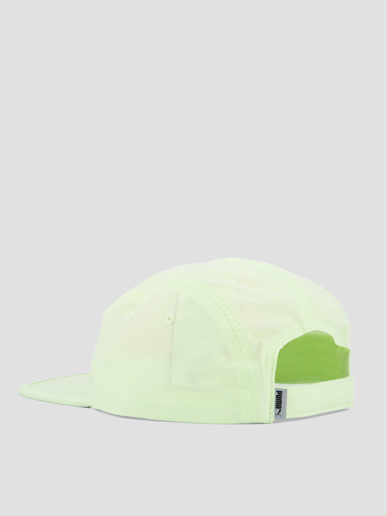  image of puma-mens-running-essentials-5-panel-cap-yellow
