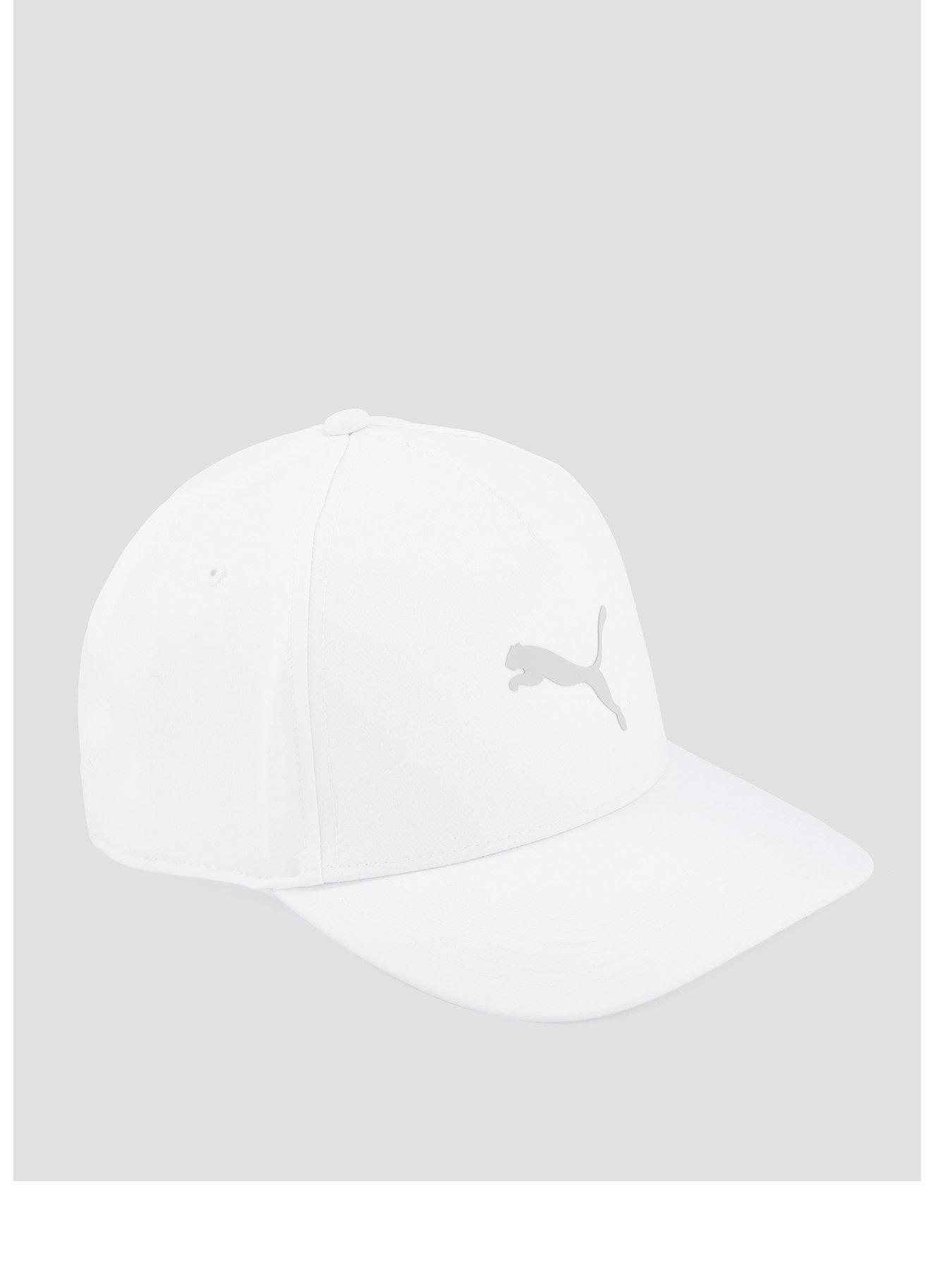  image of puma-mens-golf-prowler-snapback-cap-white