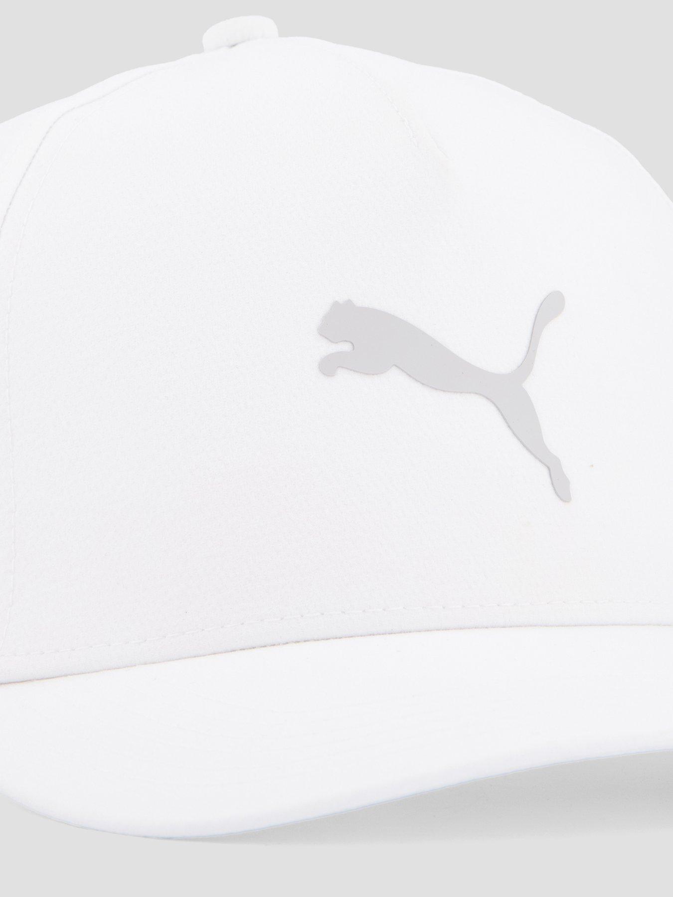  image of puma-mens-golf-prowler-snapback-cap-white