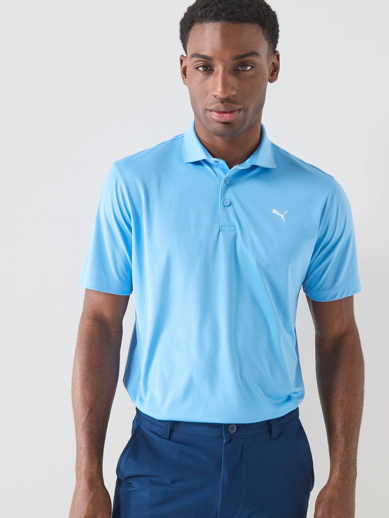 Puma Mens Golf Pure 3.0 Polo - Blue