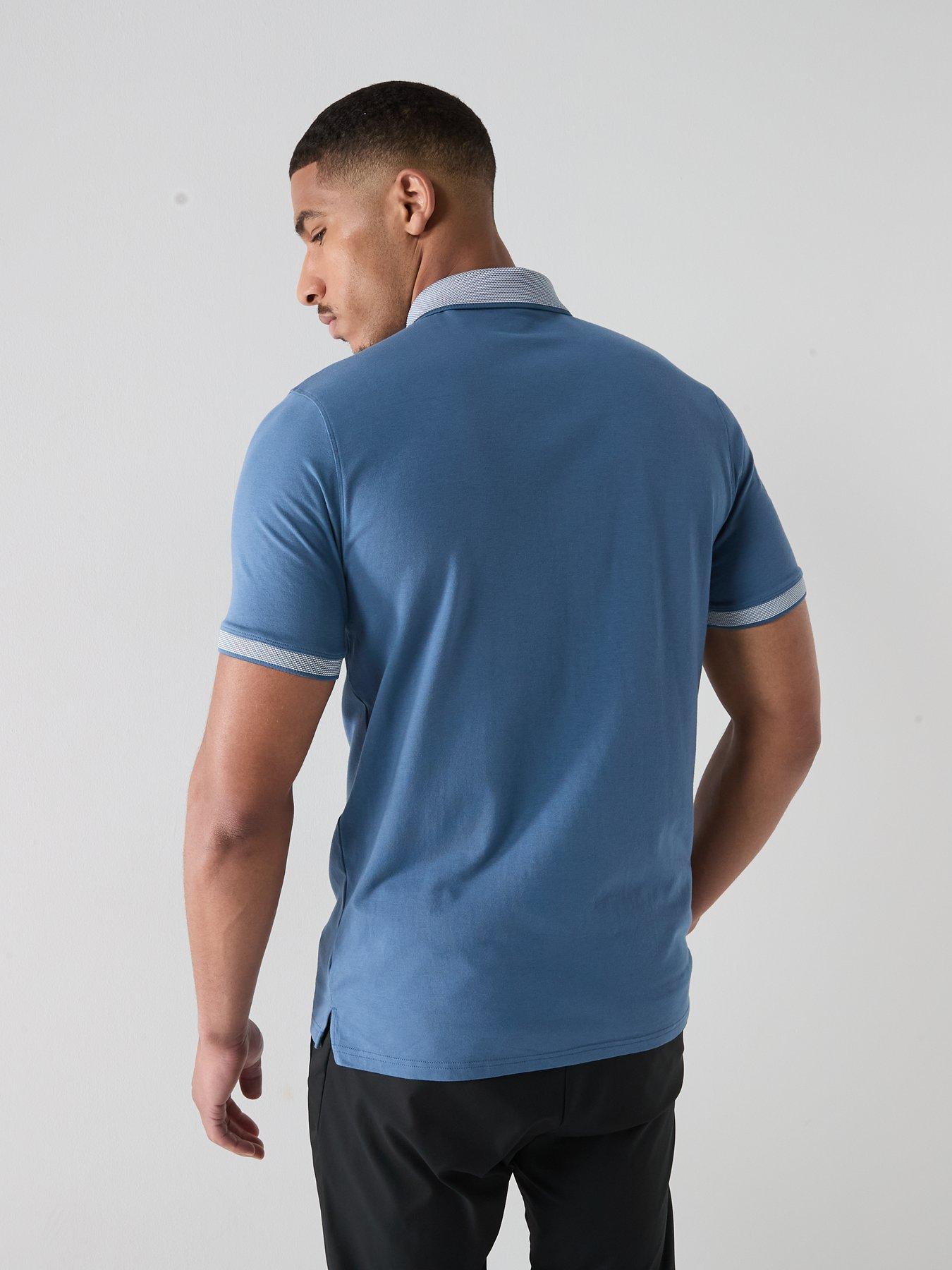  image of puma-mens-golf-modalon-crafted-polo-shirt-navy