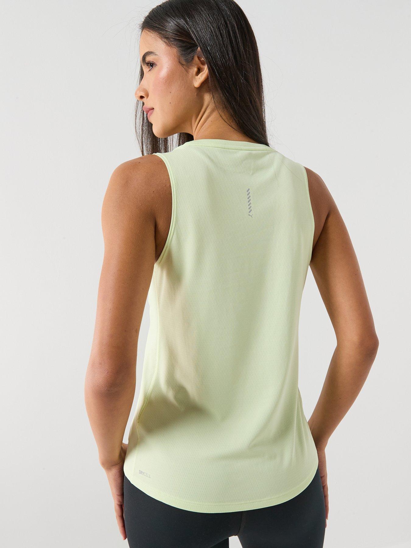 Image 2 of 6 of Puma Womens Running Velocity Tank - Yellow