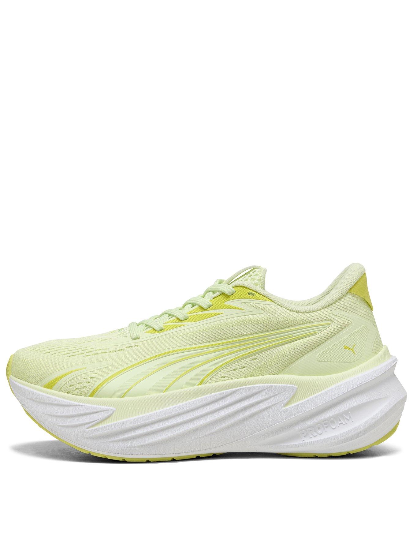  image of puma-womens-running-maxima-pro-trainers-yellow