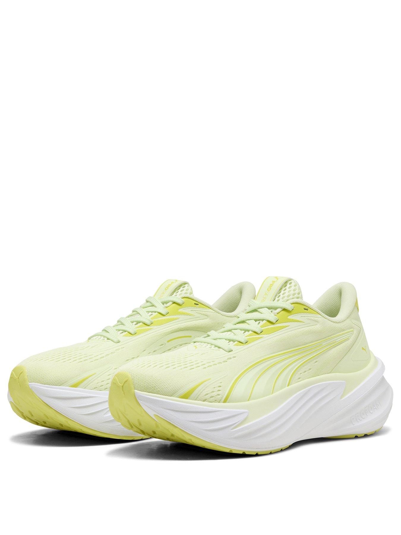  image of puma-womens-running-maxima-pro-trainers-yellow