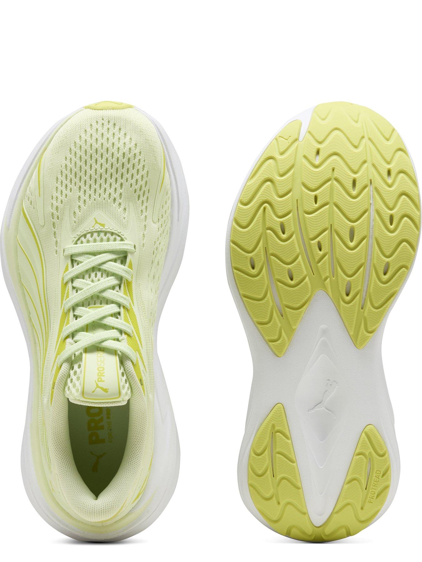  image of puma-womens-running-maxima-pro-trainers-yellow