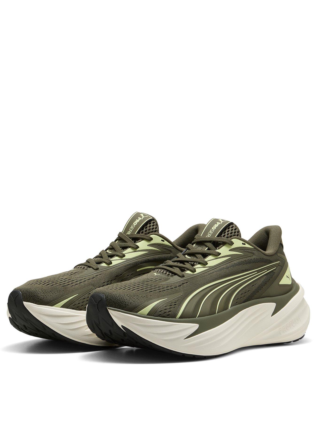 stillFront image of puma-mens-running-maxima-pro-trainers-green