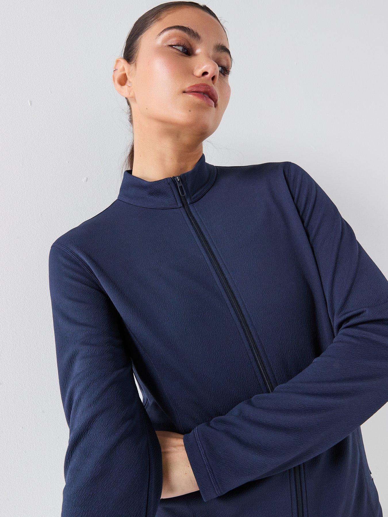 Image 4 of 6 of Puma Womens Golf Pure Textured Jacket - Navy