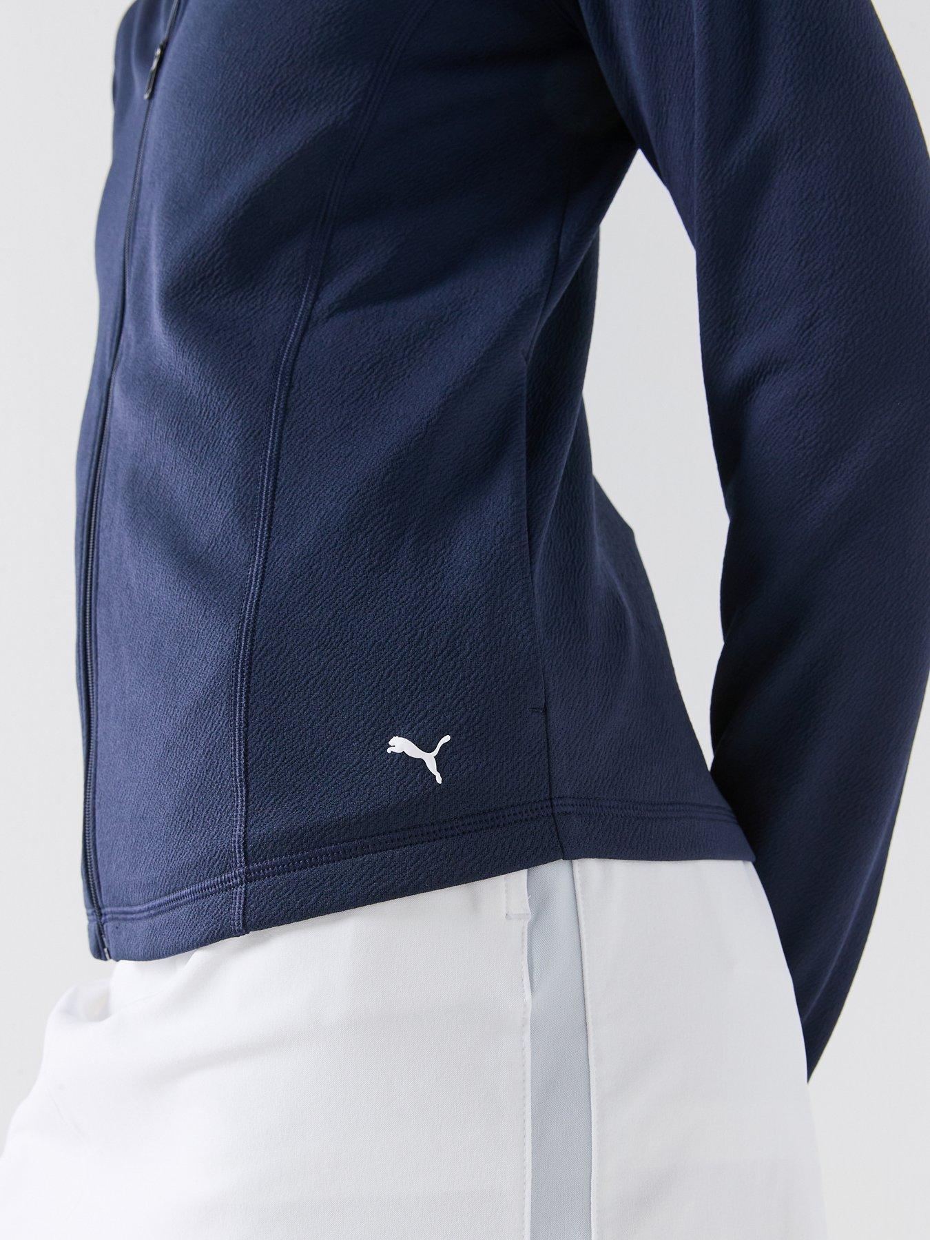 Image 5 of 6 of Puma Womens Golf Pure Textured Jacket - Navy