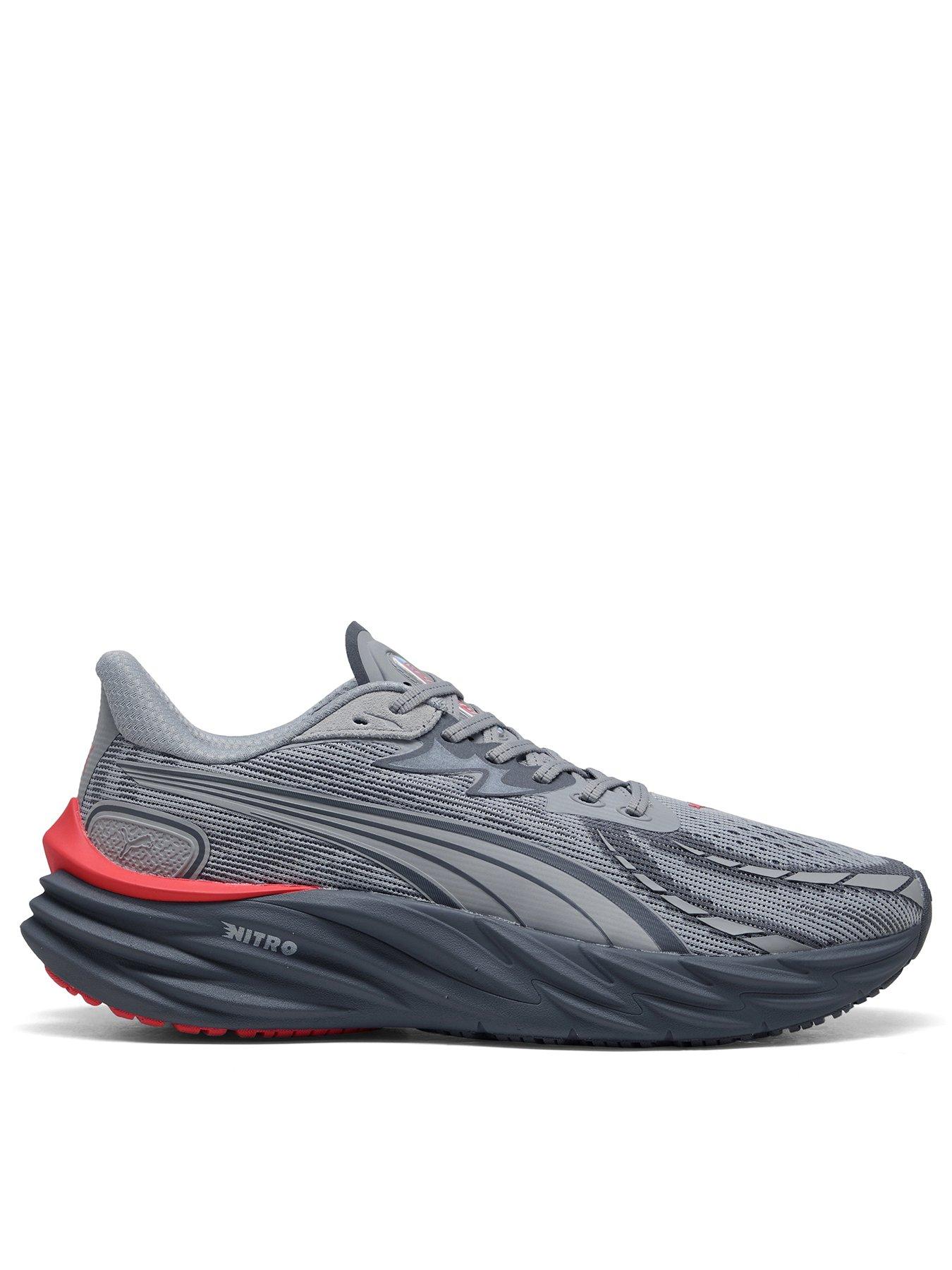 Puma Mens Running Velocity Nitro 4 Trainers - Grey