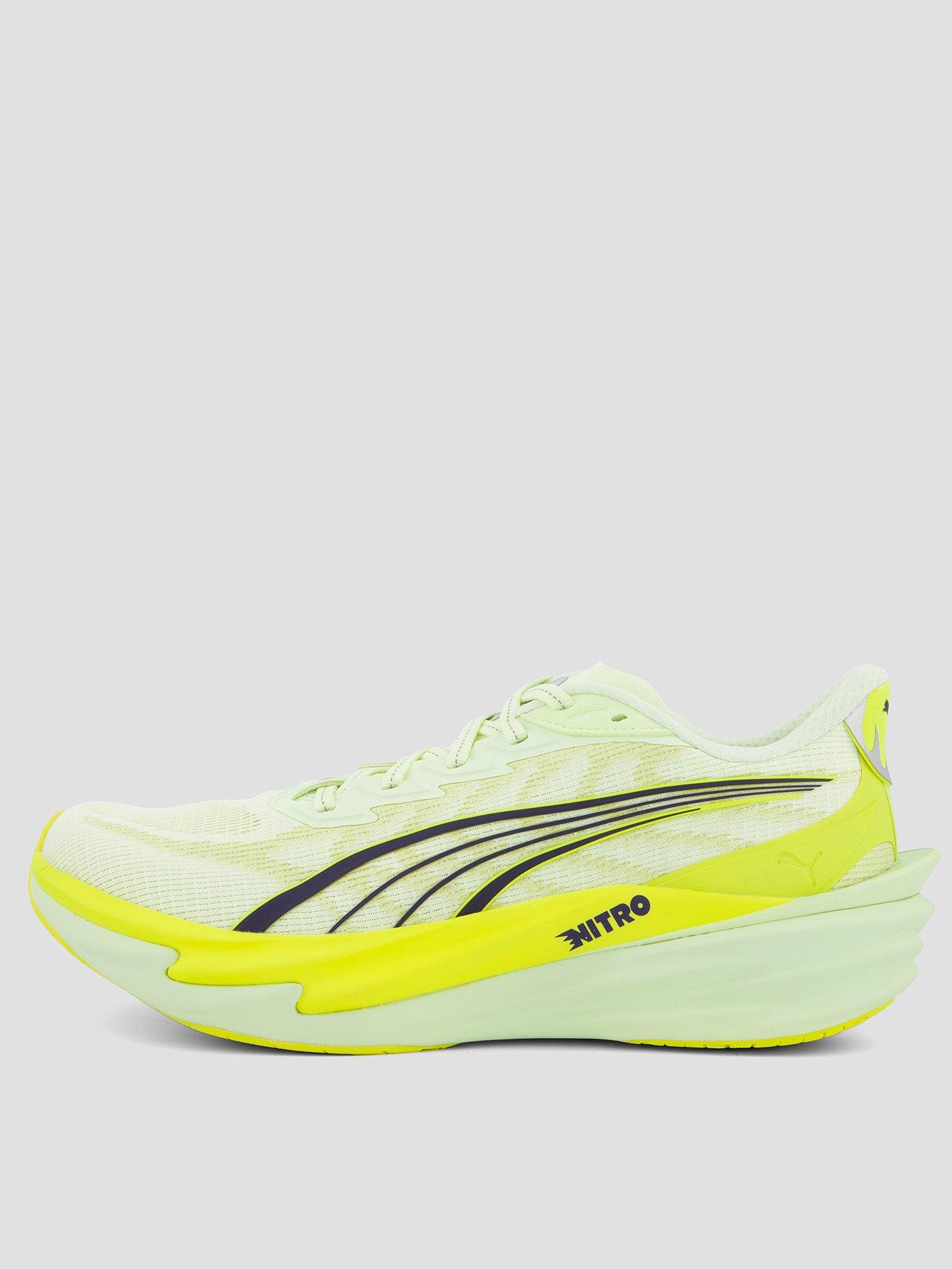 Image 1 of 7 of Puma Womens Running Deviate Nitro 4 Trainers - Yellow