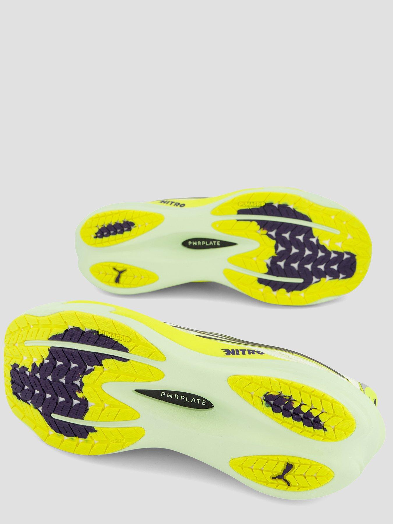 Image 4 of 7 of Puma Womens Running Deviate Nitro 4 Trainers - Yellow