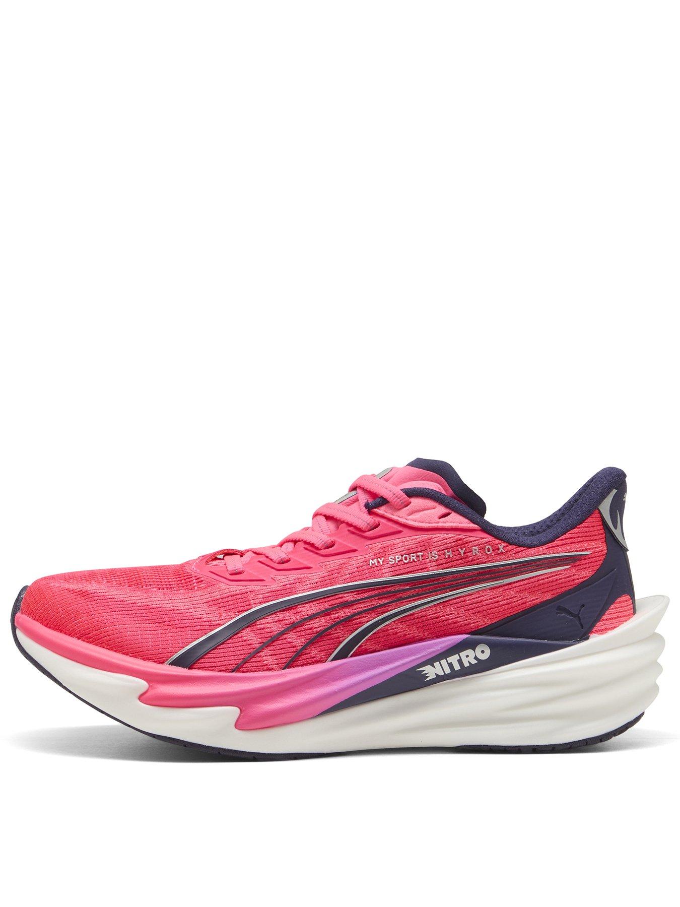  image of puma-womens-running-deviate-nitro-4-x-hyrox-trainers-pink