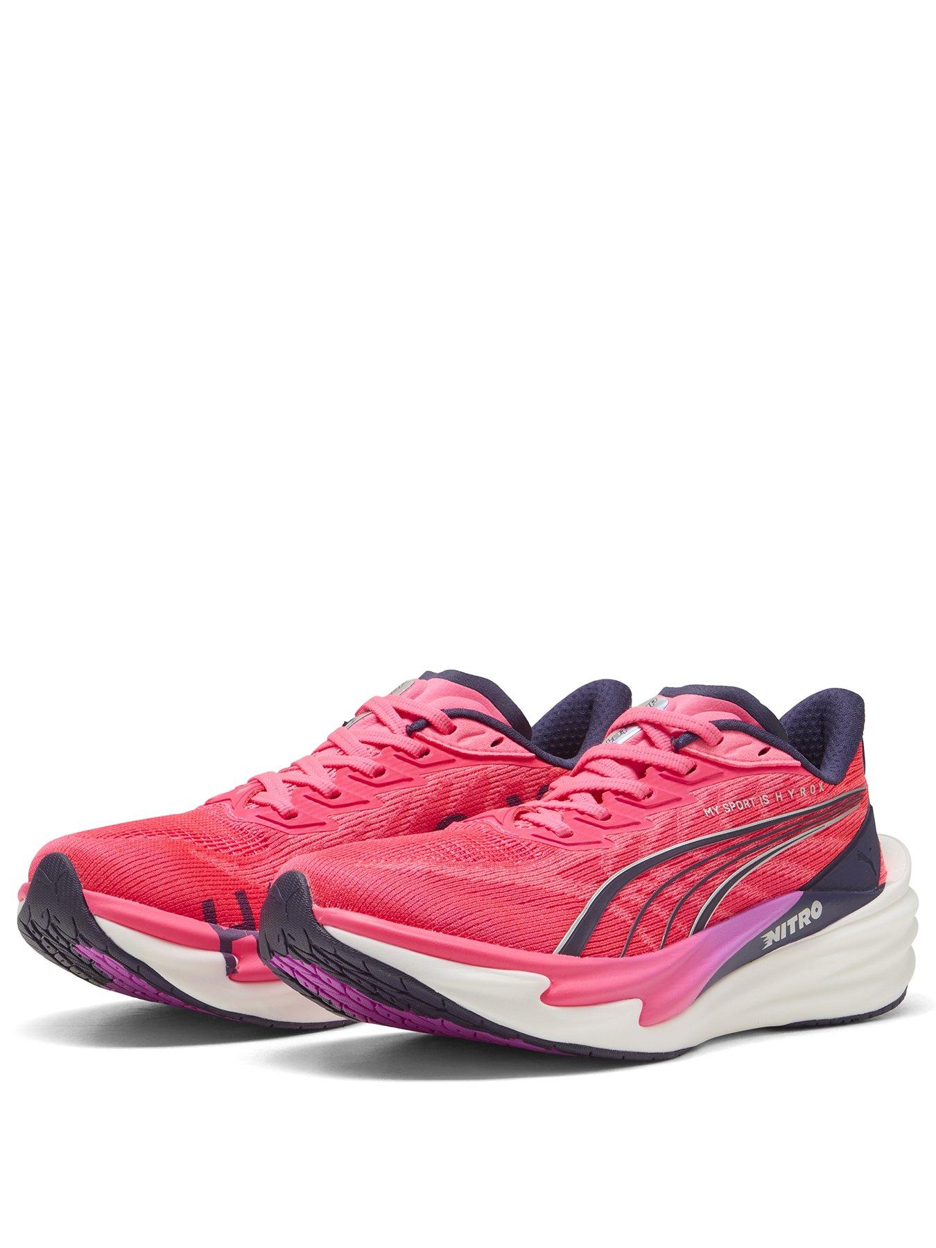  image of puma-womens-running-deviate-nitro-4-x-hyrox-trainers-pink