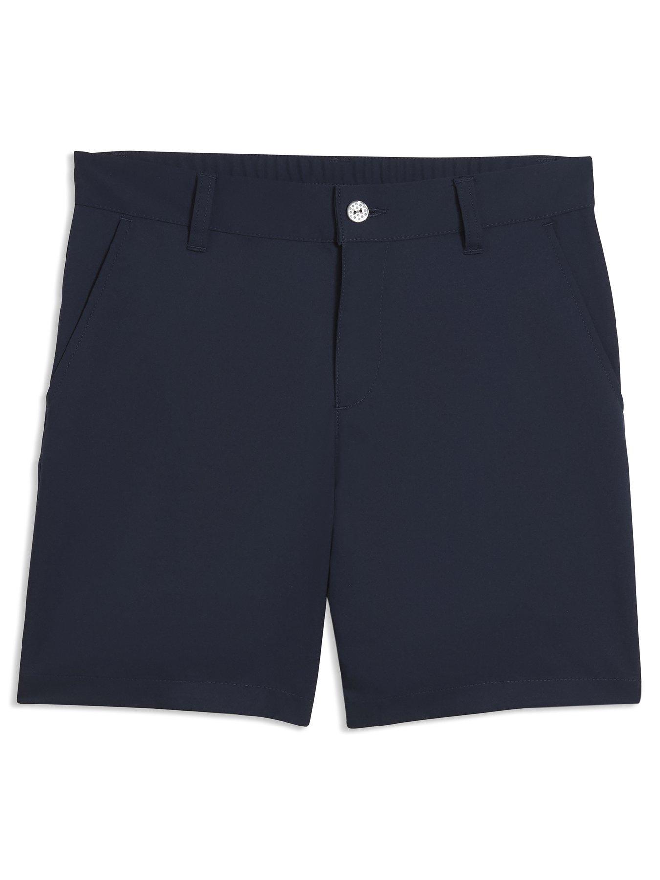  image of puma-junior-boys-golf-short-navy