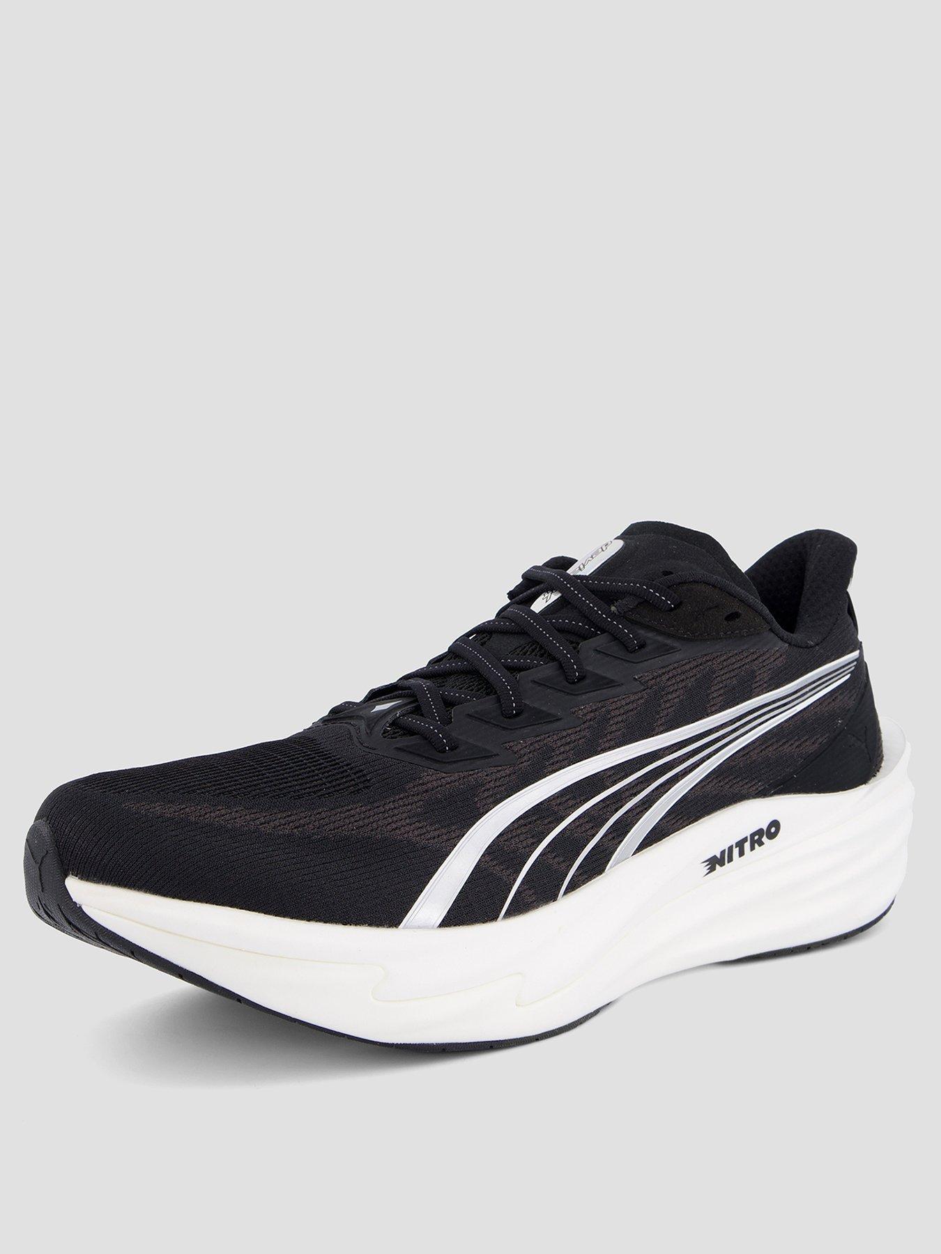  image of puma-mens-running-deviate-nitro-4-trainers-black