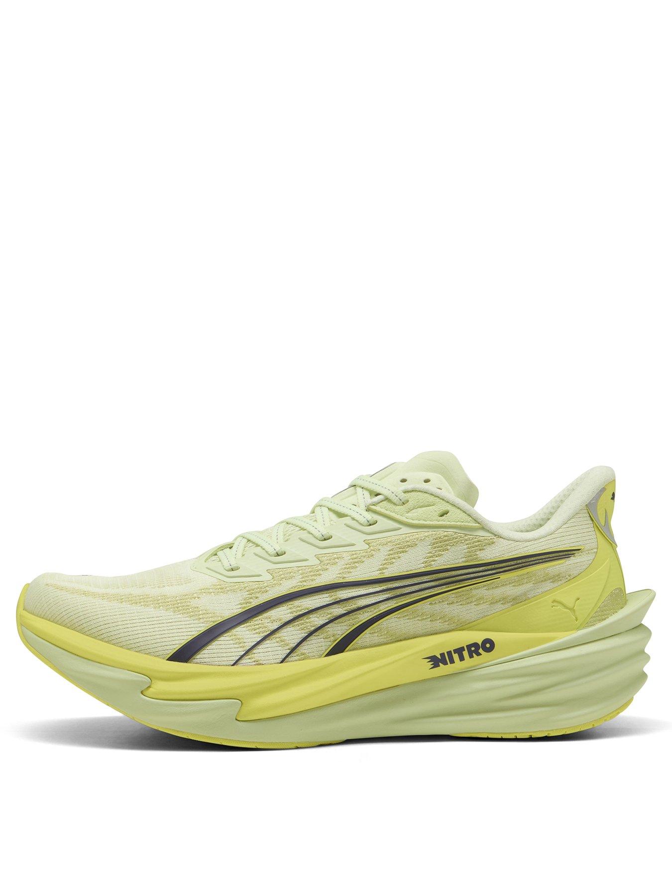  image of puma-mens-running-deviate-nitro-4-trainers-yellow