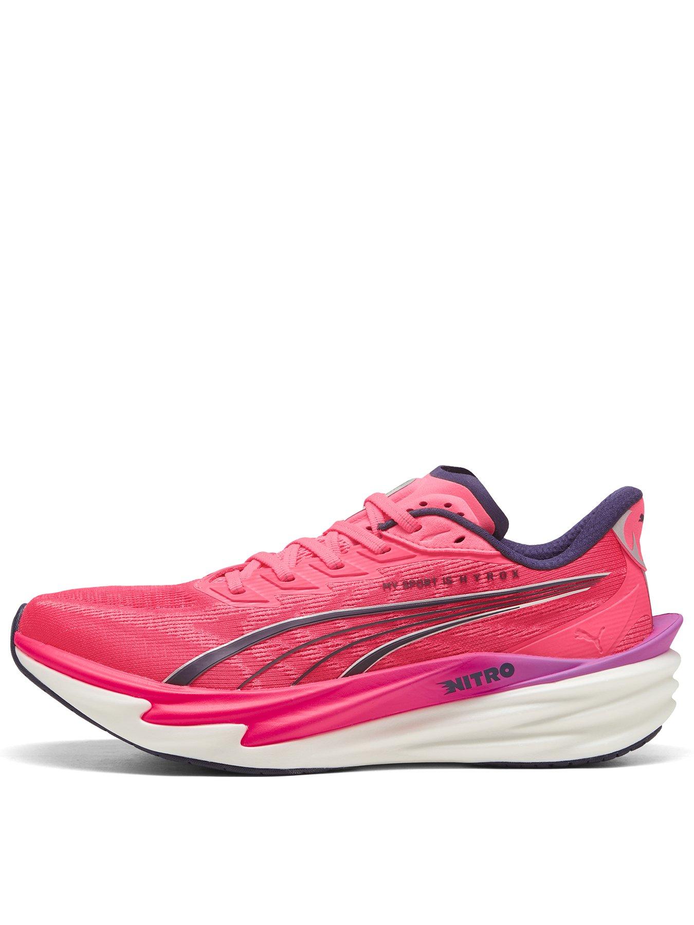 Image 1 of 6 of Puma Mens Running Deviate Nitro 4 X Hyrox Trainers - Pink