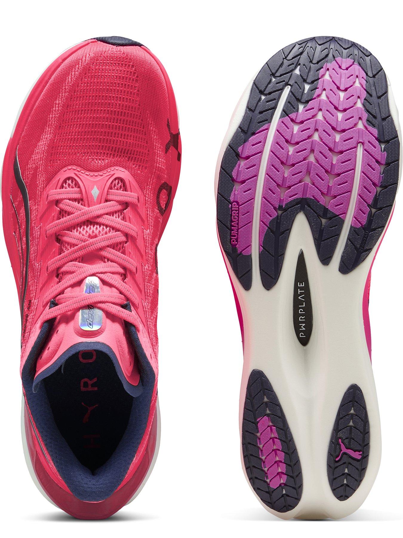 Image 3 of 6 of Puma Mens Running Deviate Nitro 4 X Hyrox Trainers - Pink