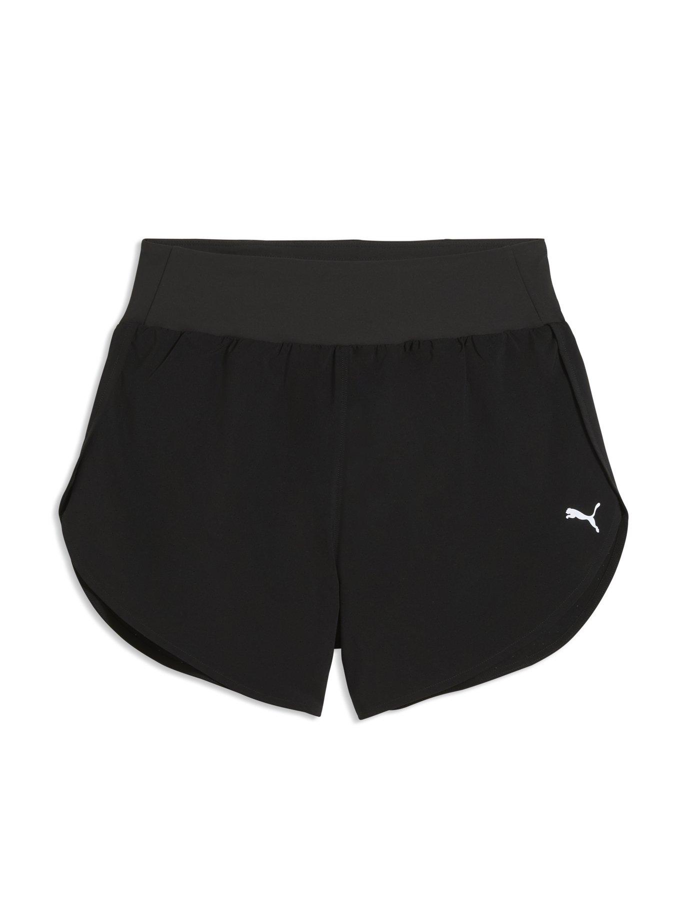 Image 6 of 7 of Puma Womens Running Dreamrun 4Inch Drycell Shorts - Black