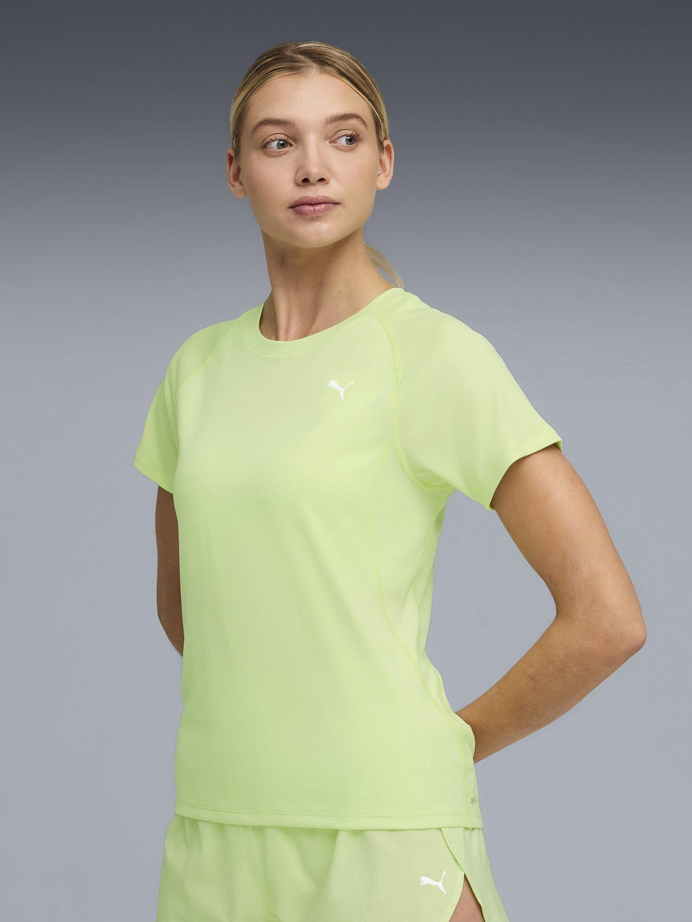 Puma Womens Running Velocity T-Shirt - Yellow