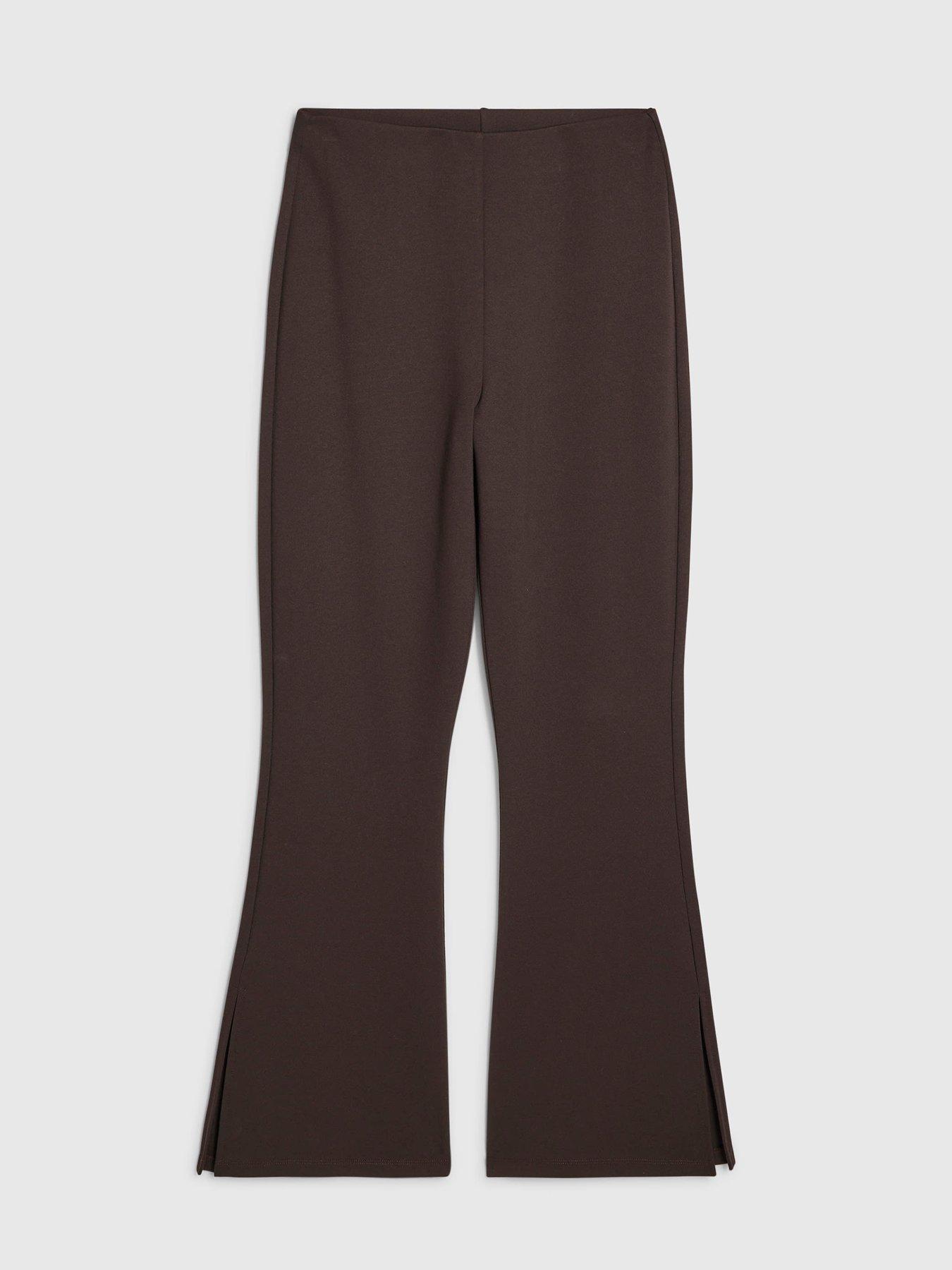 Image 5 of 6 of River Island Interlock Trouser - Brown
