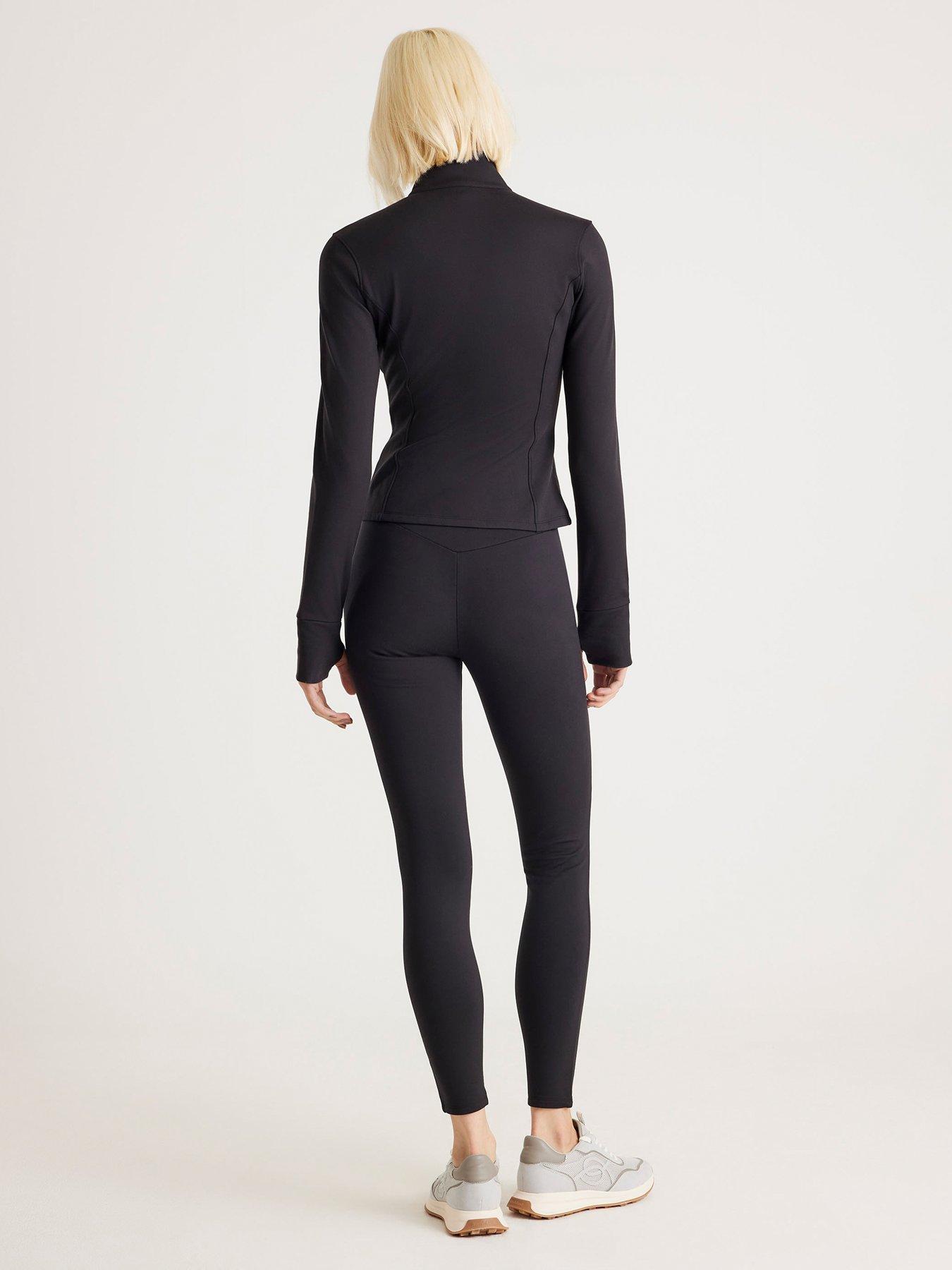 Image 2 of 3 of River Island Zip Through Jacket - Black